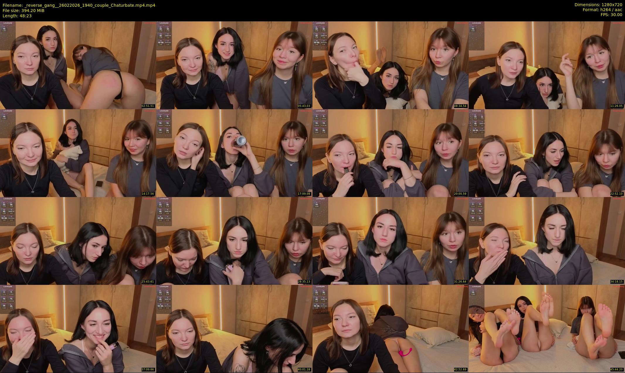 _reverse_gang_ — 49 minute Chaturbate couple cam show recording, 720p, Feb 26, 2026