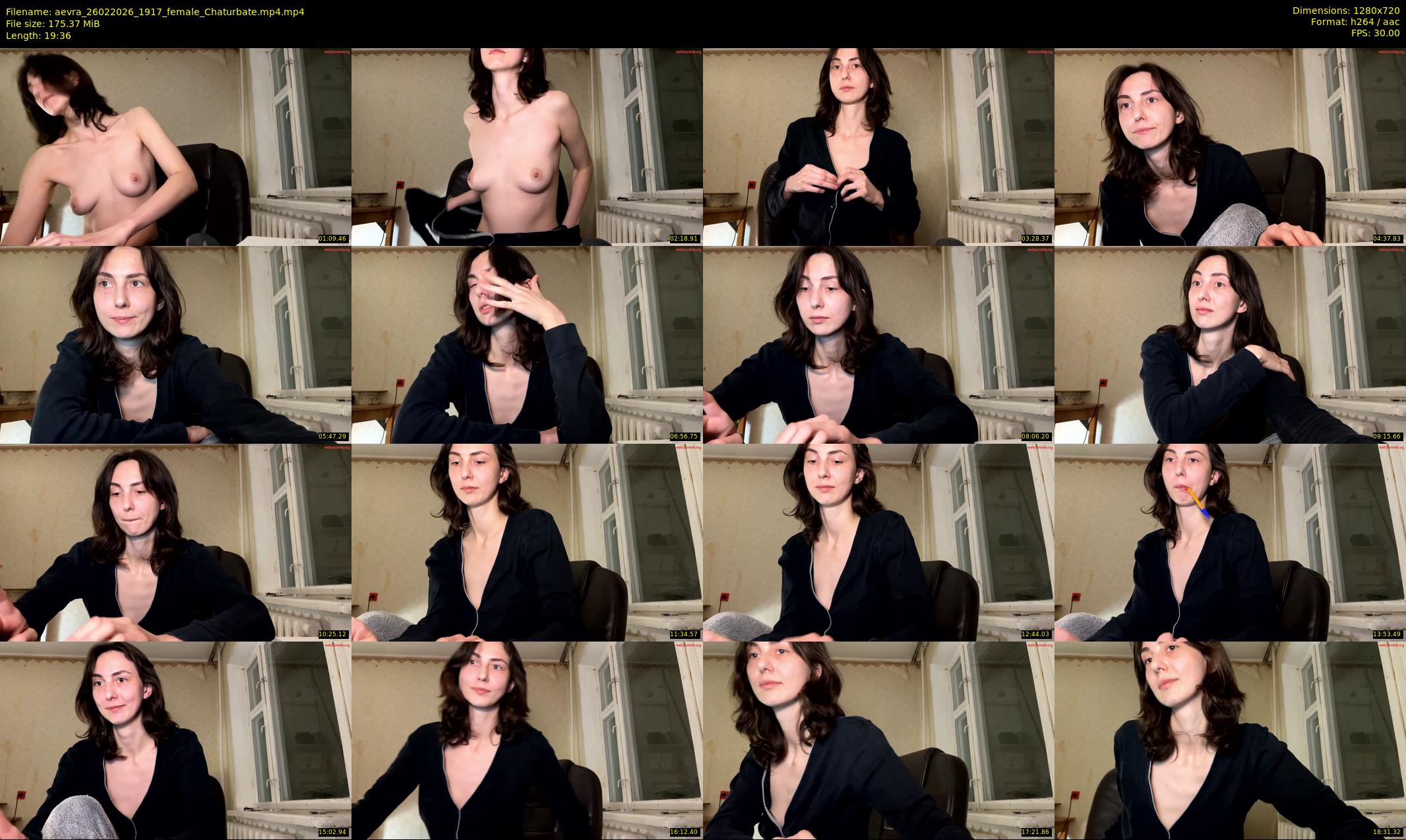 aevra — 20 minute Chaturbate female cam show recording, 720p, Feb 26, 2026