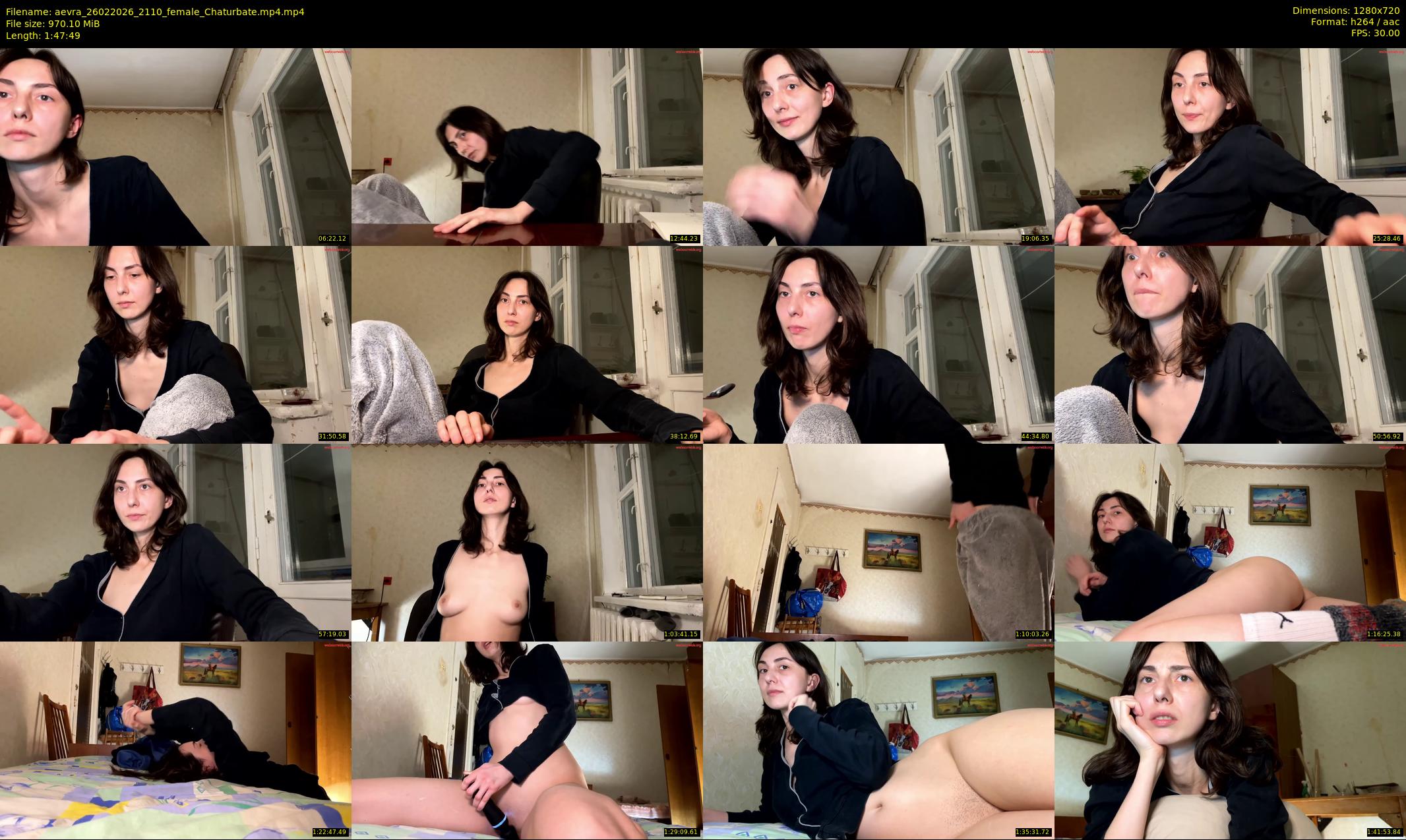 aevra — 108 minute Chaturbate female cam show recording, 720p, Feb 26, 2026