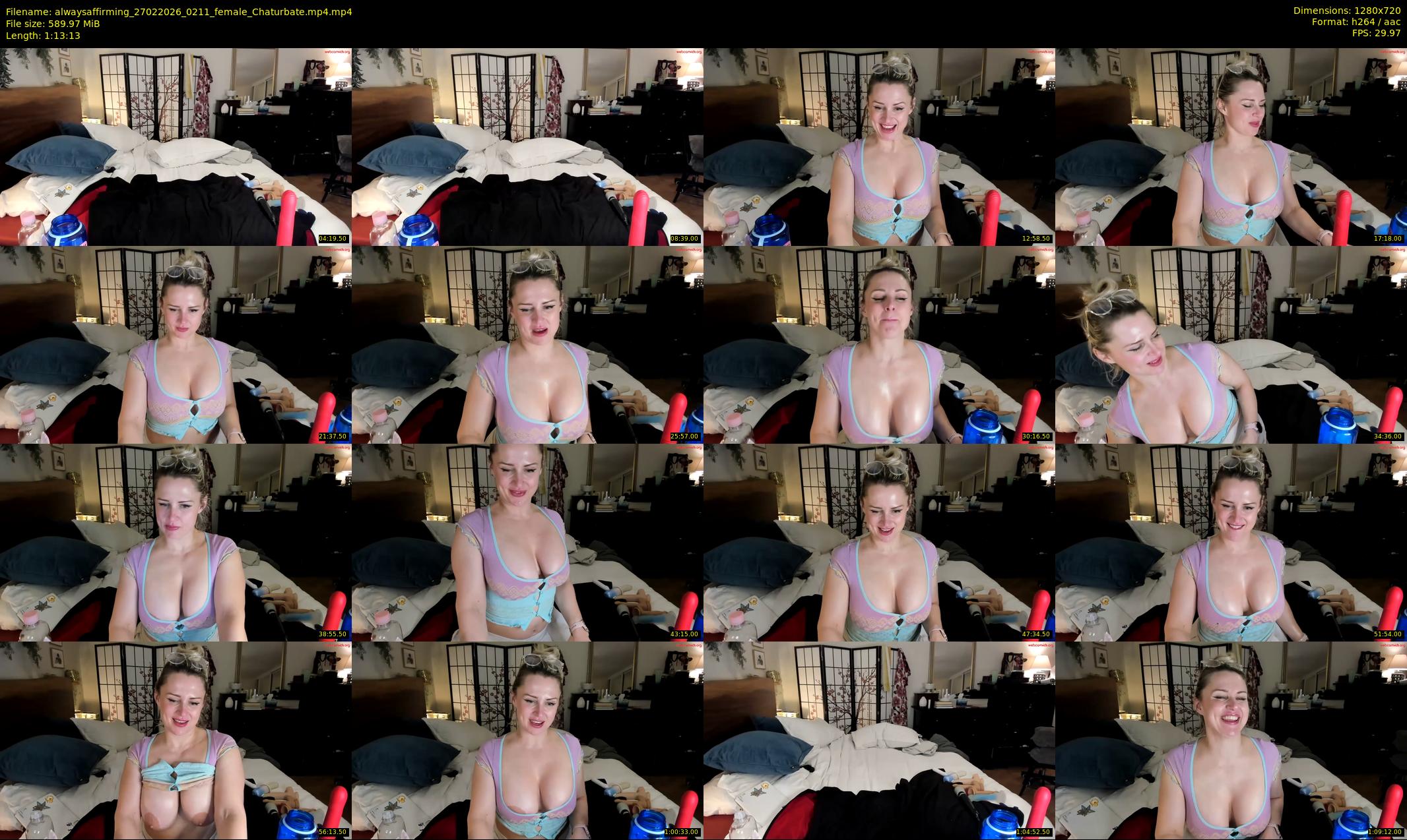 alwaysaffirming — 74 minute Chaturbate couple cam show recording, 720p, Feb 27, 2026