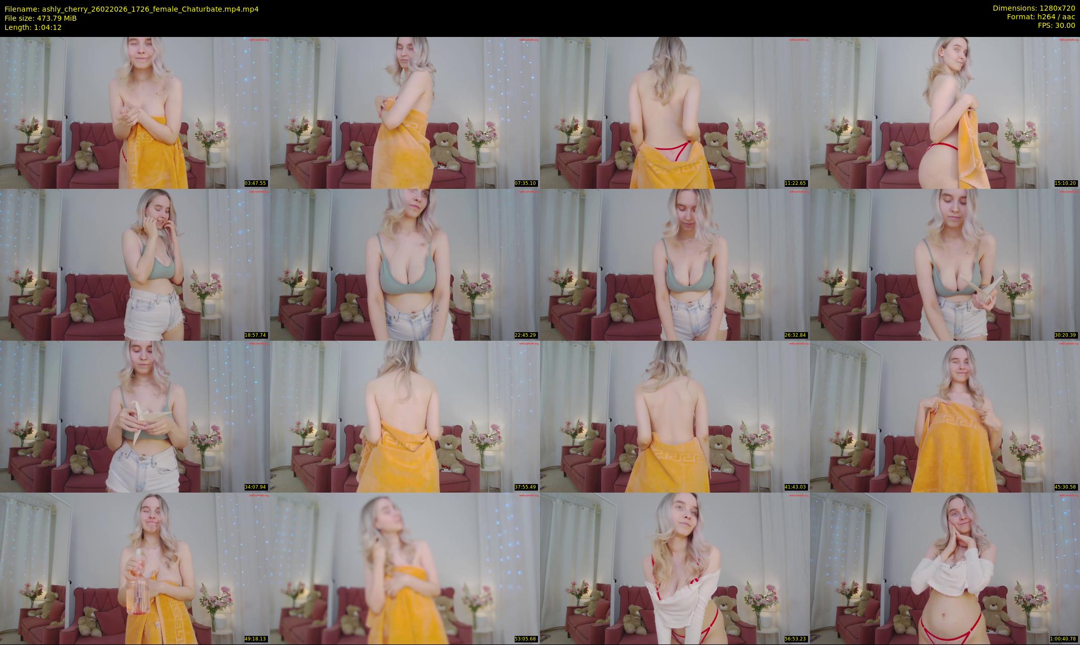 ashly_cherry — 65 minute Chaturbate female cam show recording, 720p, Feb 26, 2026