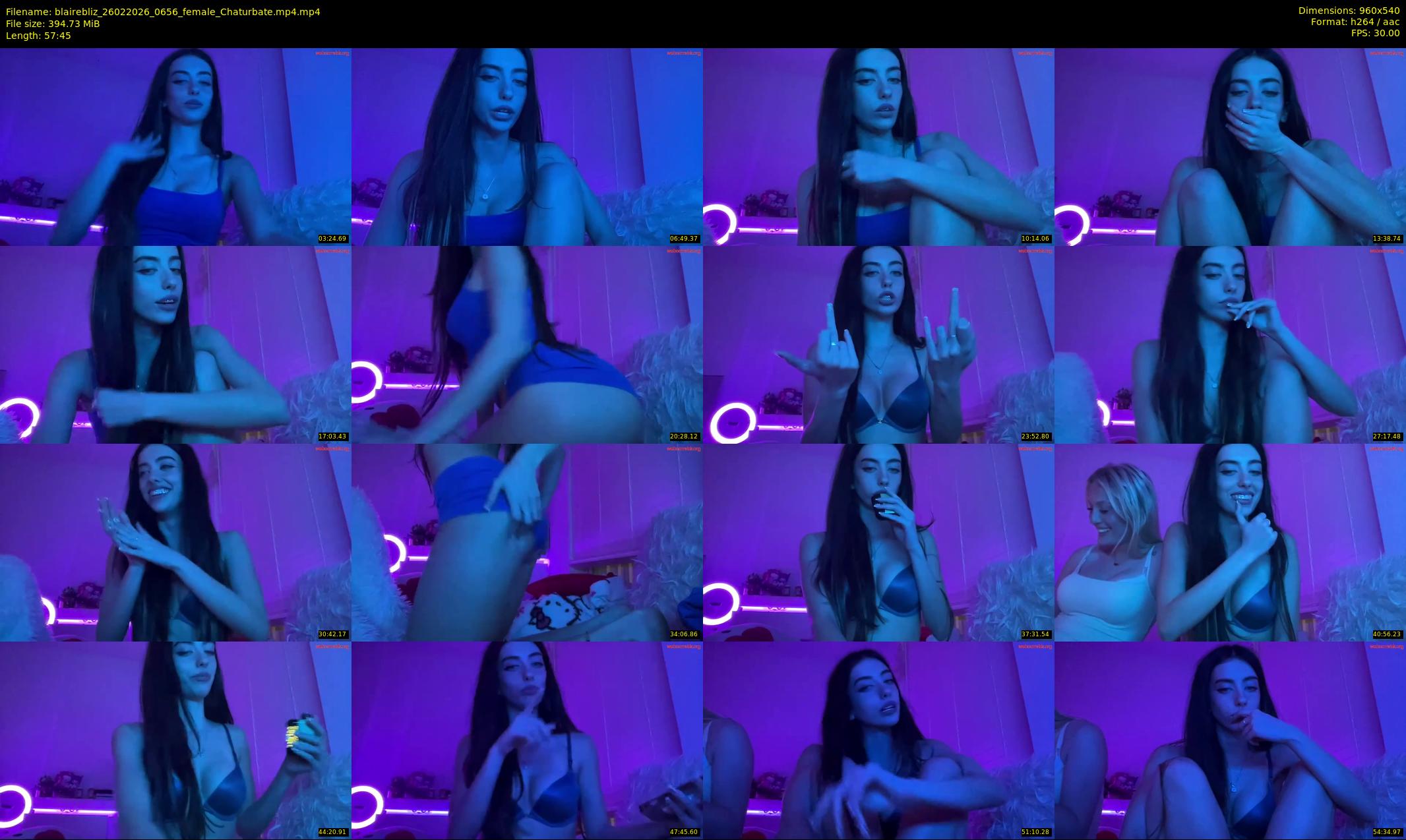 blairebliz — 58 minute Chaturbate female cam show recording, 480p, Feb 26, 2026