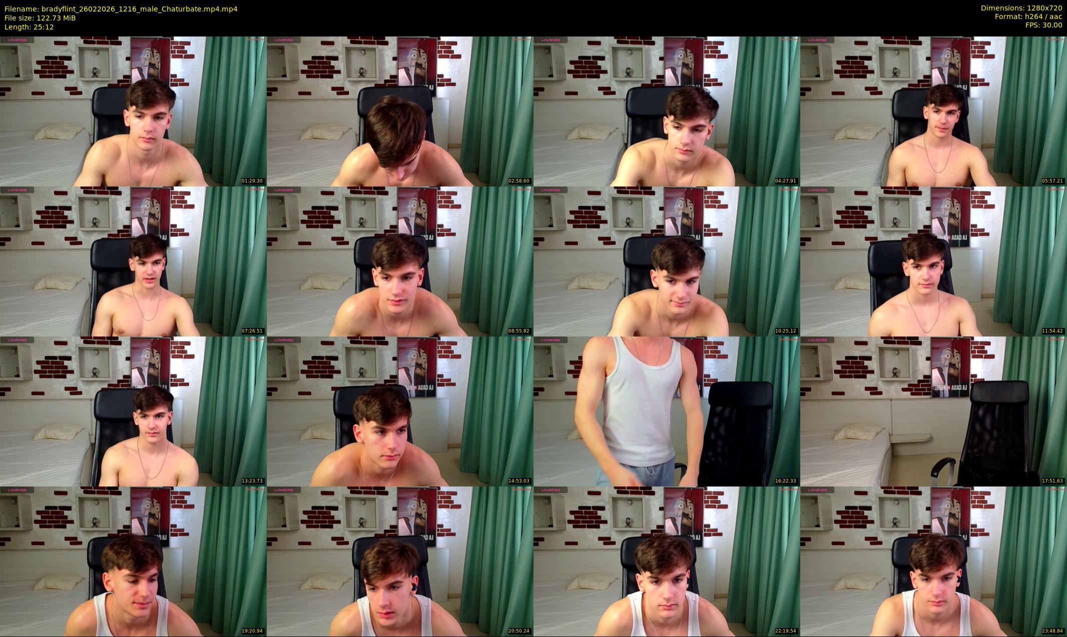 bradyflint — 26 minute Chaturbate male cam show recording, 720p, Feb 26, 2026