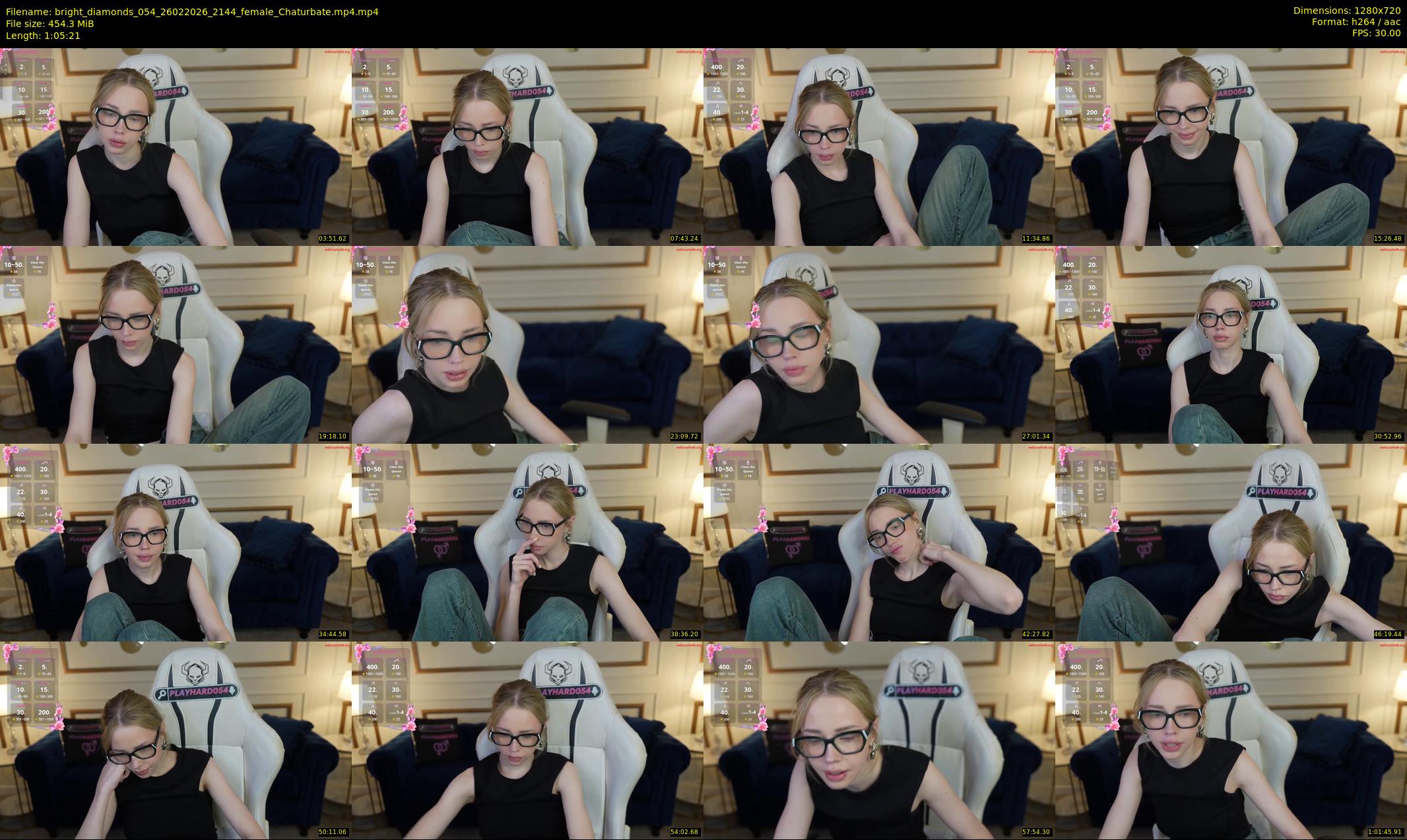 bright_diamonds_054 — 66 minute Chaturbate couple cam show recording, 720p, Feb 26, 2026