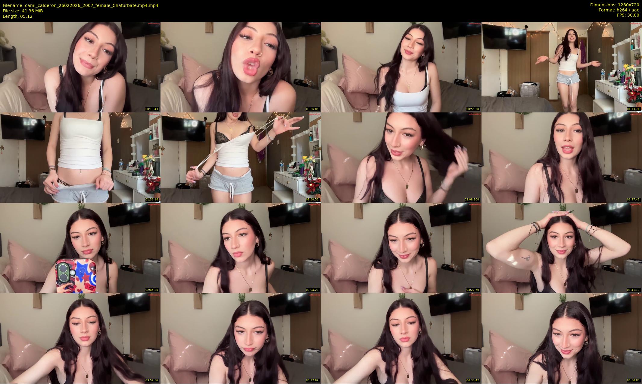cami_calderon — 6 minute Chaturbate female cam show recording, 720p, Feb 26, 2026