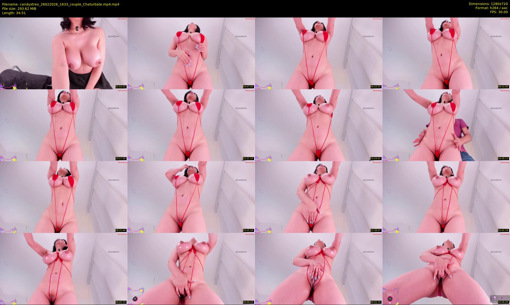 candyxtreo — 35 minute Chaturbate couple cam show recording, 720p, Feb 26, 2026