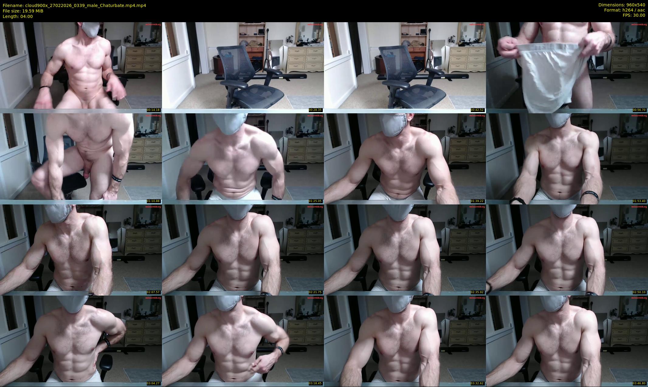 cloud900x — 4 minute Chaturbate male cam show recording, 480p, Feb 27, 2026
