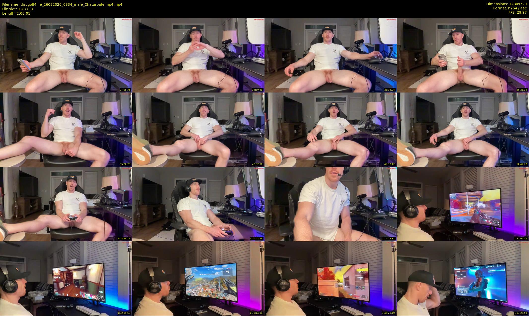 discgolf4life — 121 minute Chaturbate male cam show recording, 720p, Feb 26, 2026