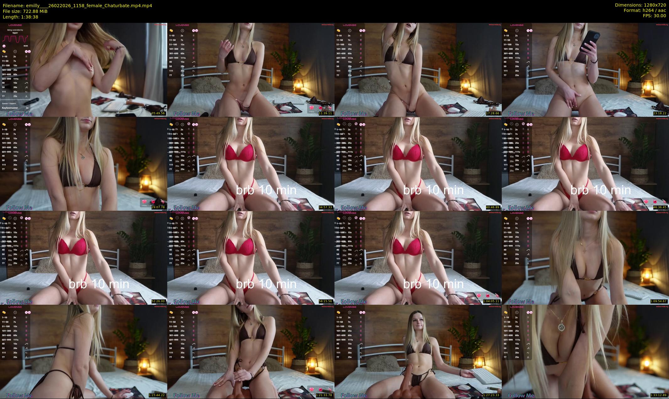 emilly___ — 99 minute Chaturbate female cam show recording, 720p, Feb 26, 2026
