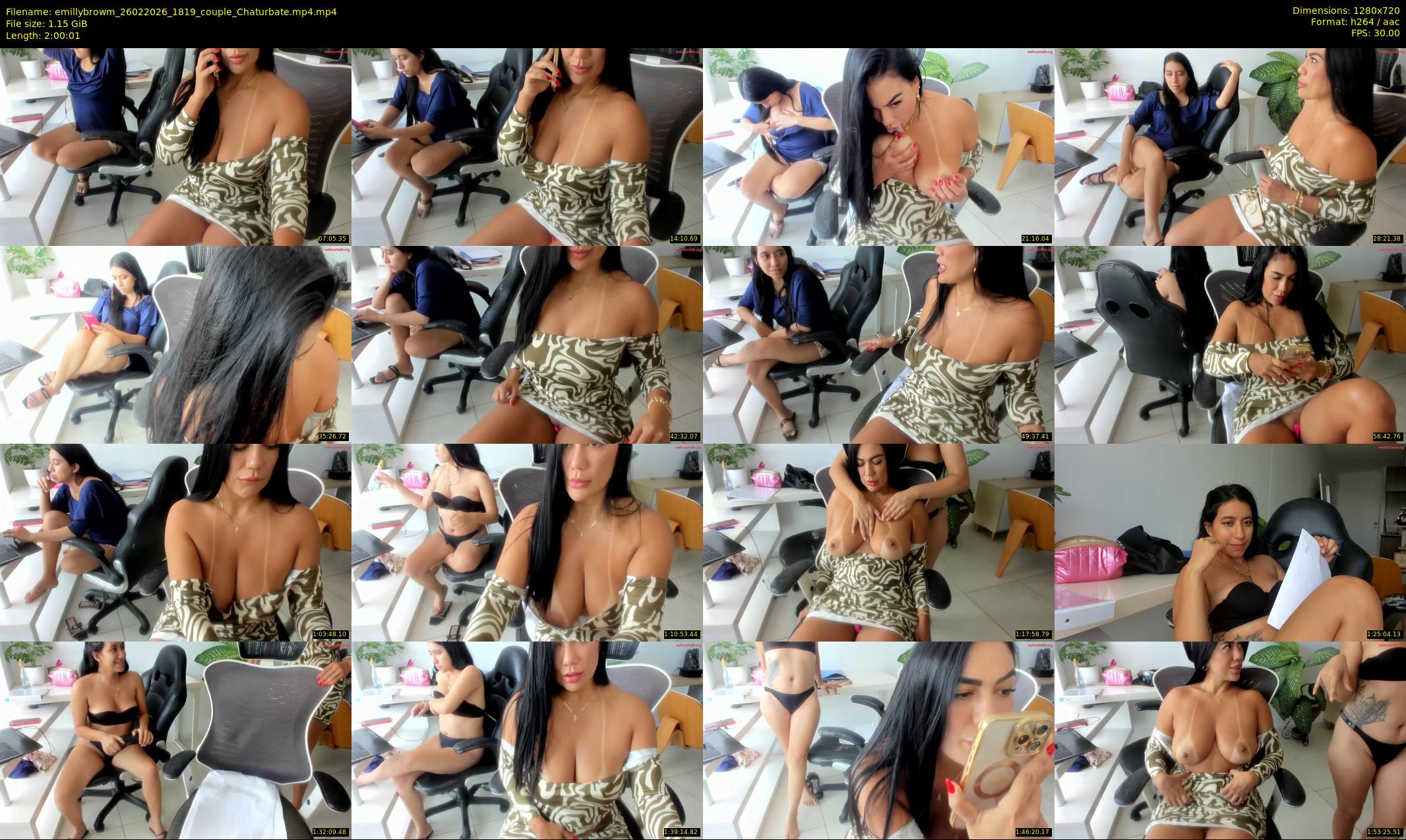 emillybrowm — 121 minute Chaturbate couple cam show recording, 720p, Feb 26, 2026