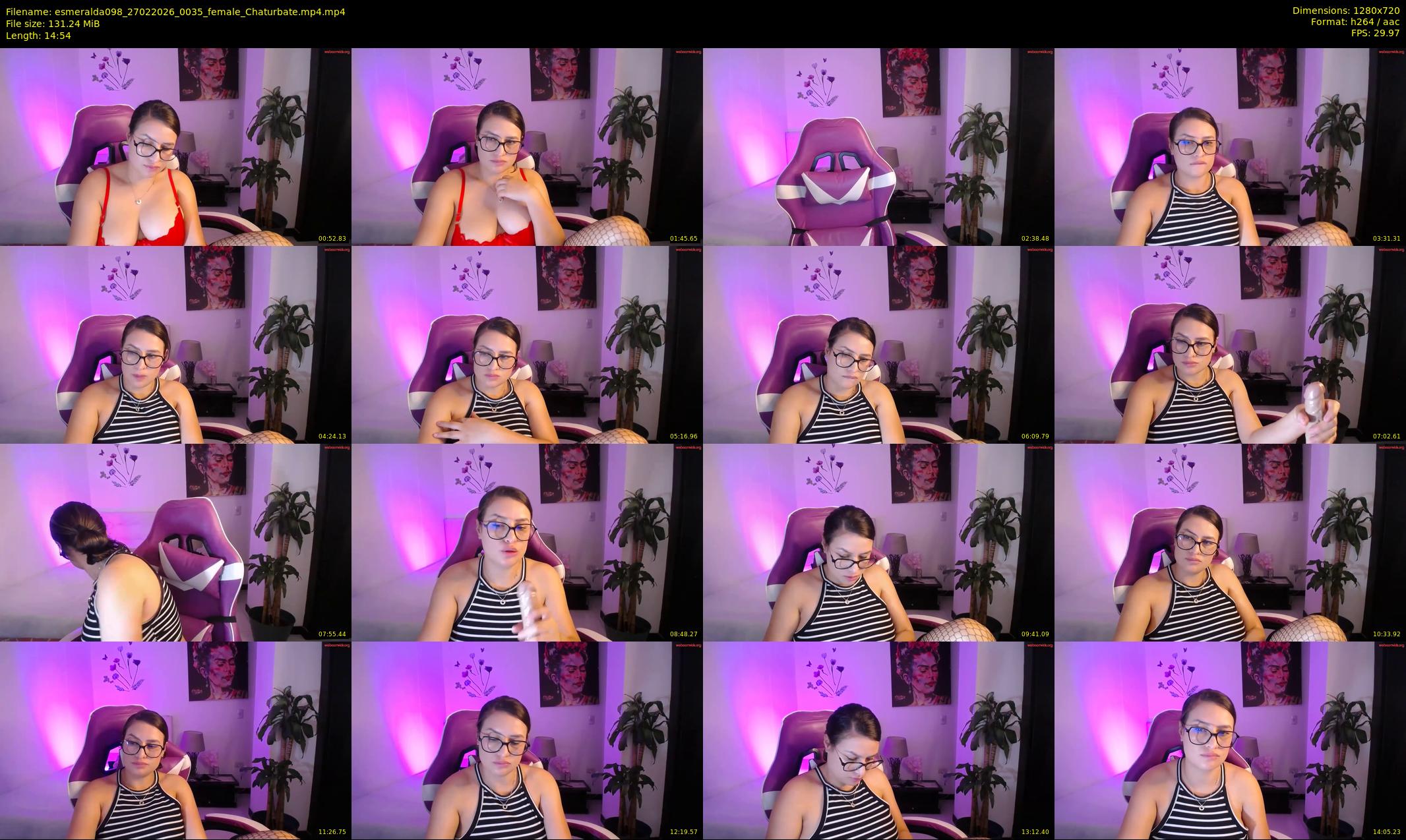 esmeralda098 — 15 minute Chaturbate female cam show recording, 720p, Feb 27, 2026