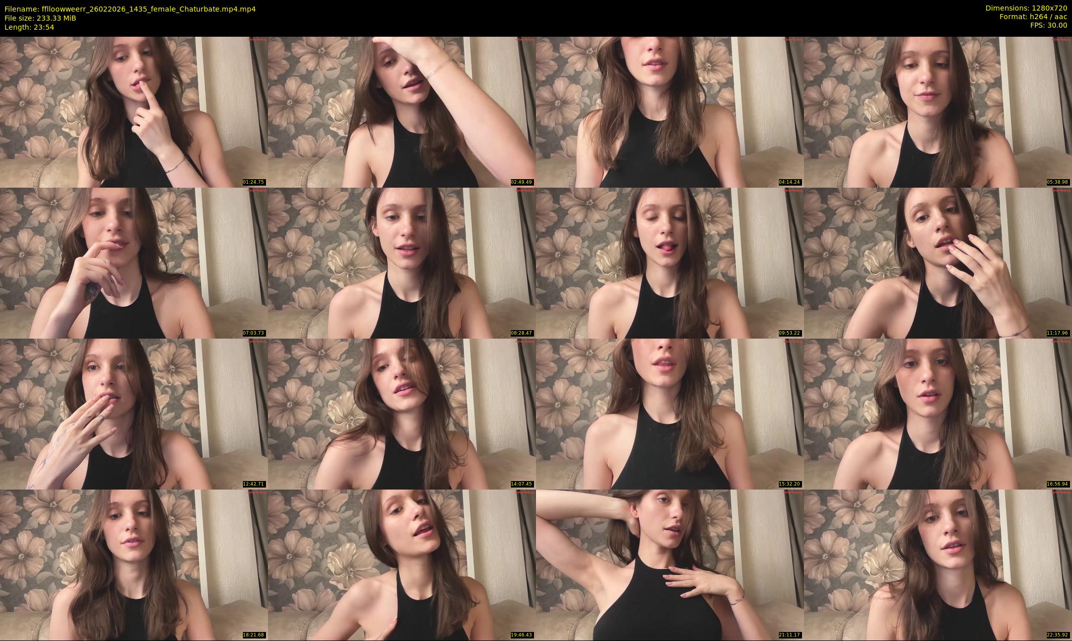 fflloowweerr — 24 minute Chaturbate couple cam show recording, 720p, Feb 26, 2026