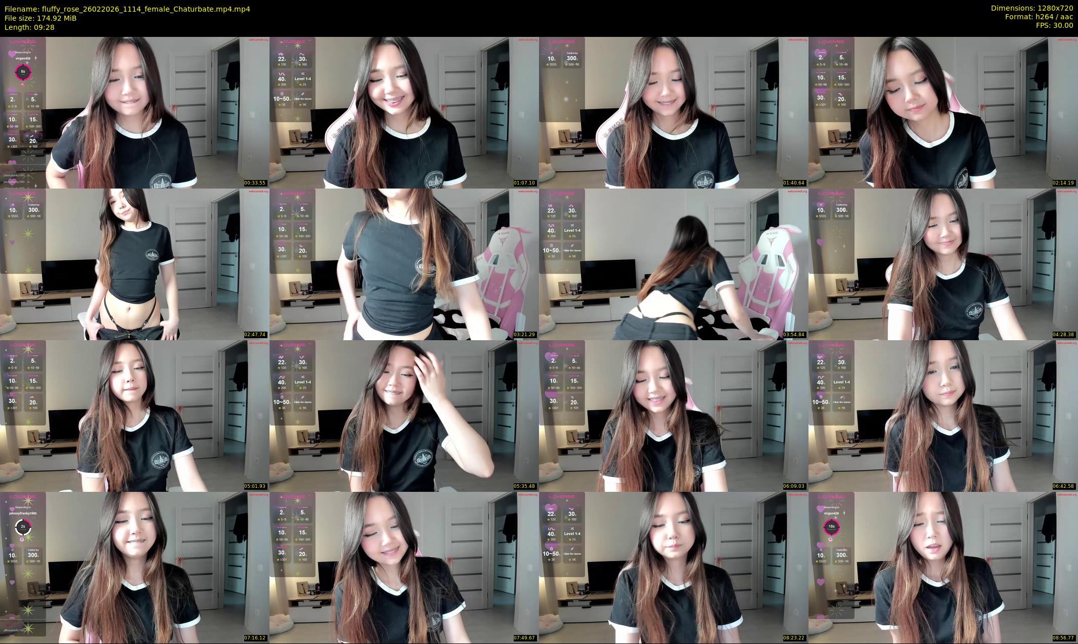 fluffy_rose — 10 minute Chaturbate female cam show recording, 720p, Feb 26, 2026
