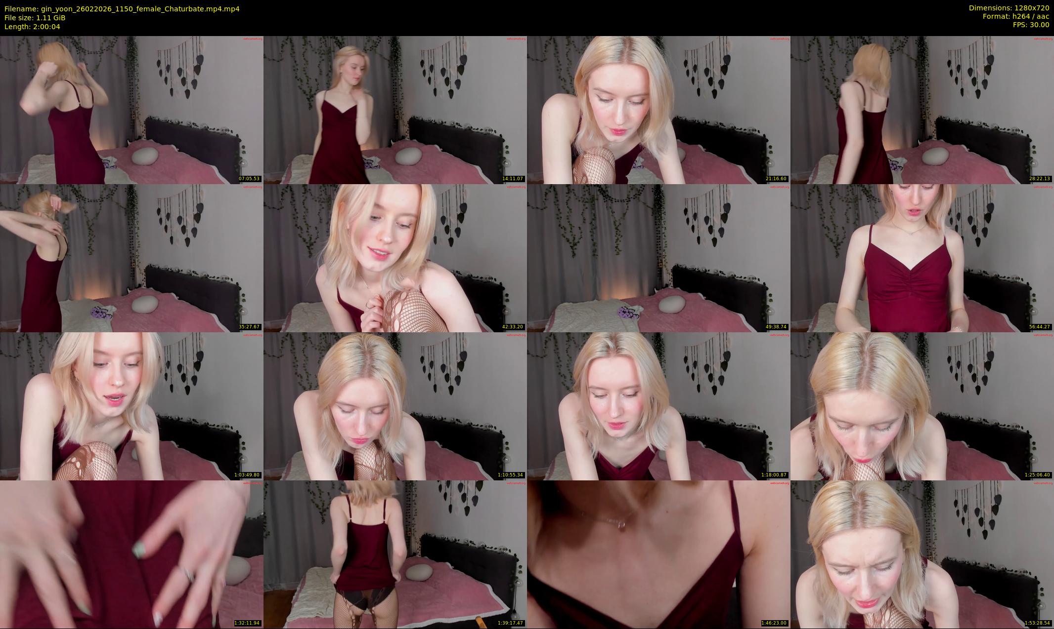 gin_yoon — 121 minute Chaturbate female cam show recording, 720p, Feb 26, 2026