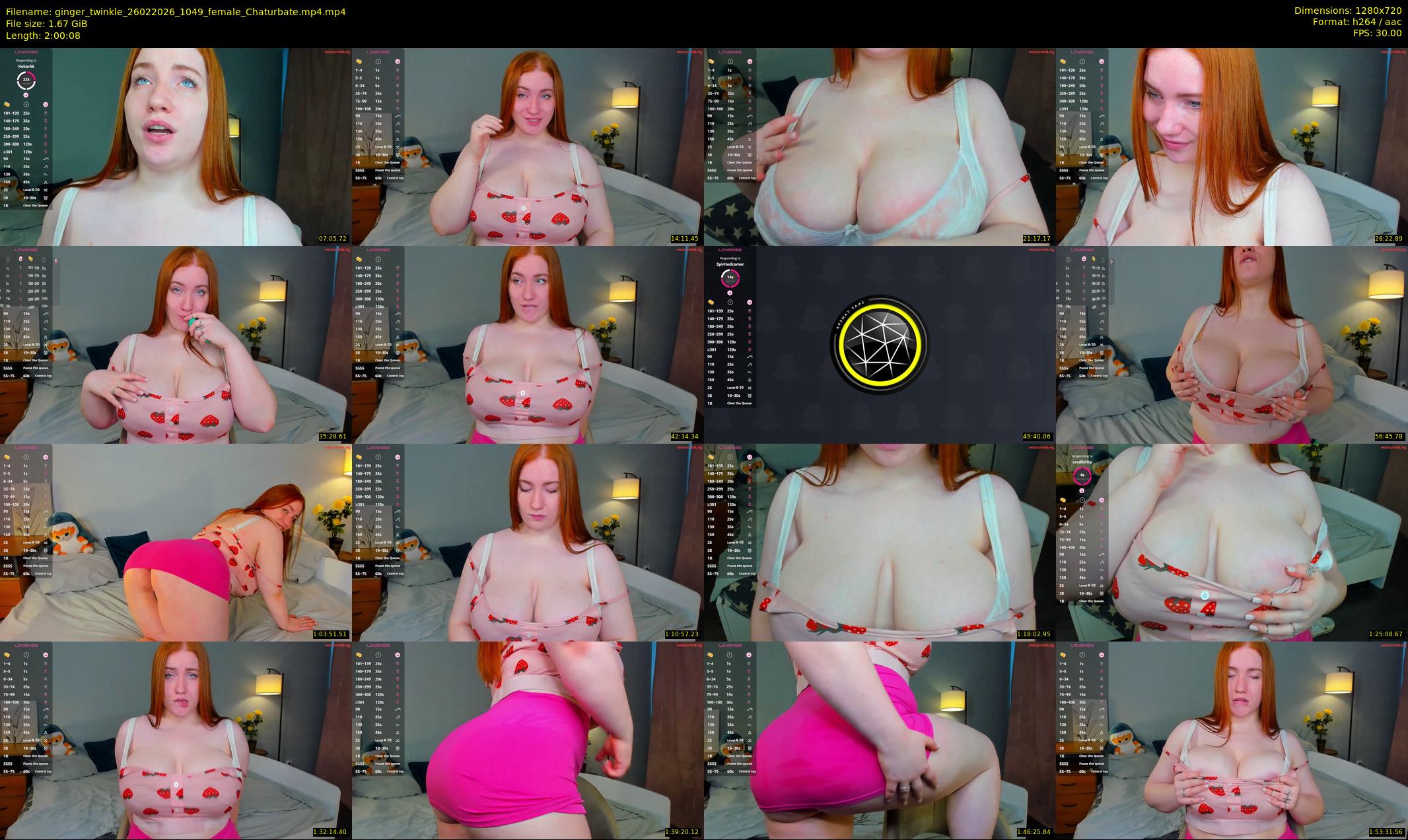 ginger_twinkle — 121 minute Chaturbate female cam show recording, 720p, Feb 26, 2026