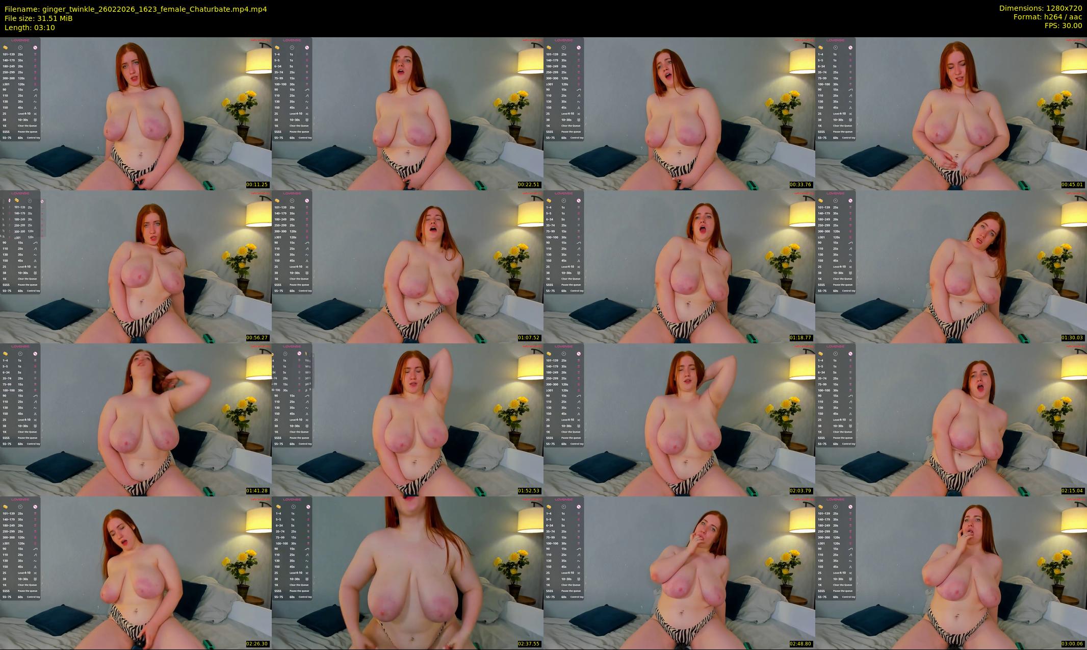 ginger_twinkle — 4 minute Chaturbate female cam show recording, 720p, Feb 26, 2026