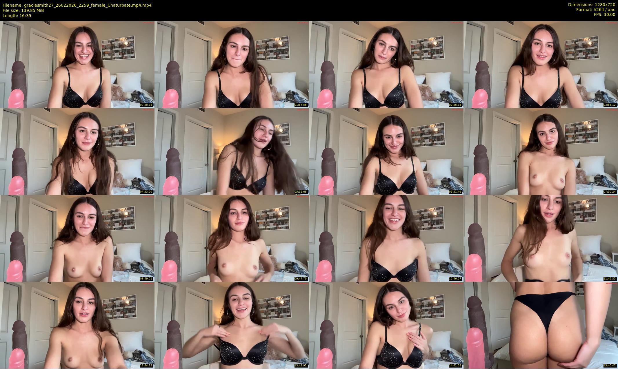 graciesmith27 — 17 minute Chaturbate female cam show recording, 720p, Feb 26, 2026