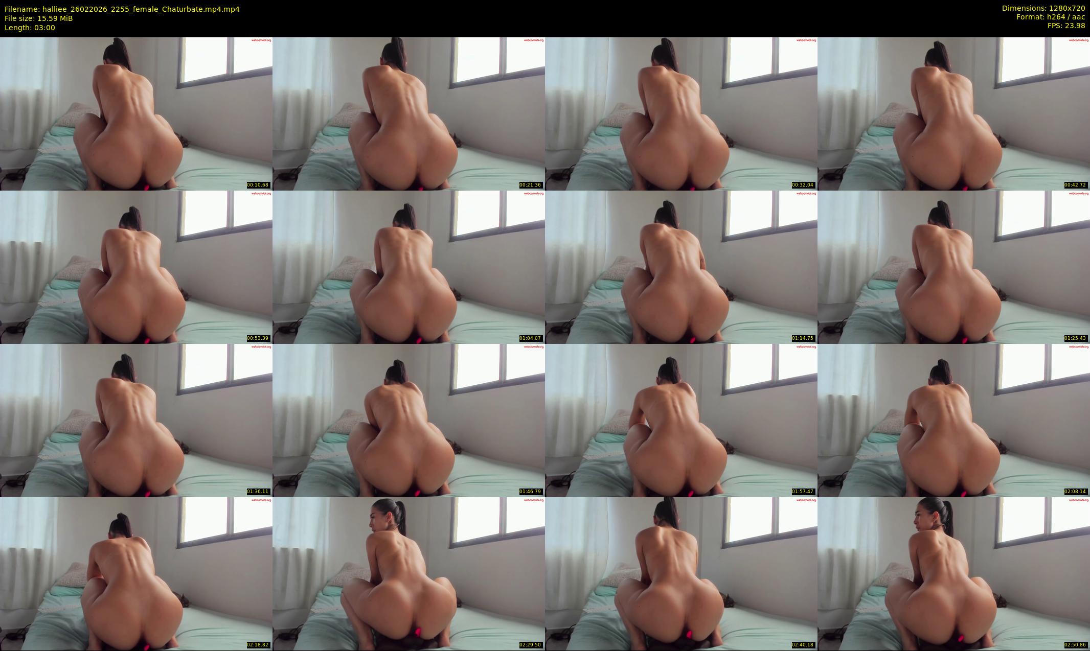 halliee — 3 minute Chaturbate couple cam show recording, 720p, Feb 26, 2026