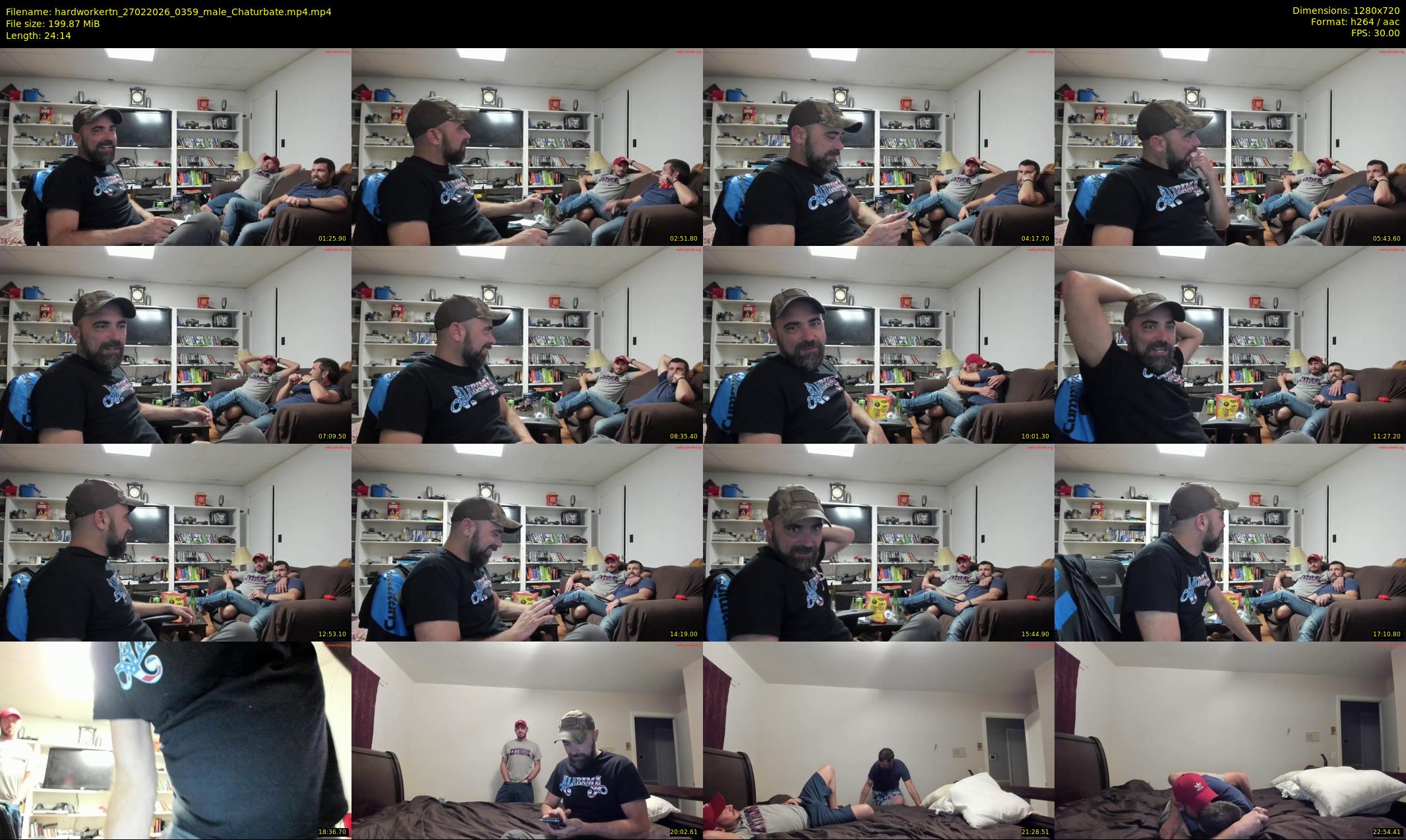 hardworkertn — 25 minute Chaturbate male cam show recording, 720p, Feb 27, 2026