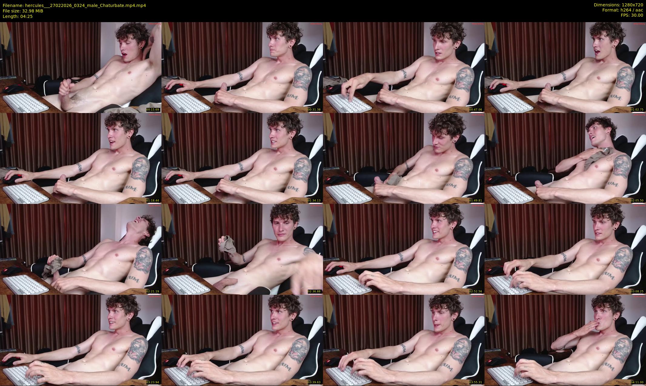 hercules__ — 5 minute Chaturbate male cam show recording, 720p, Feb 27, 2026