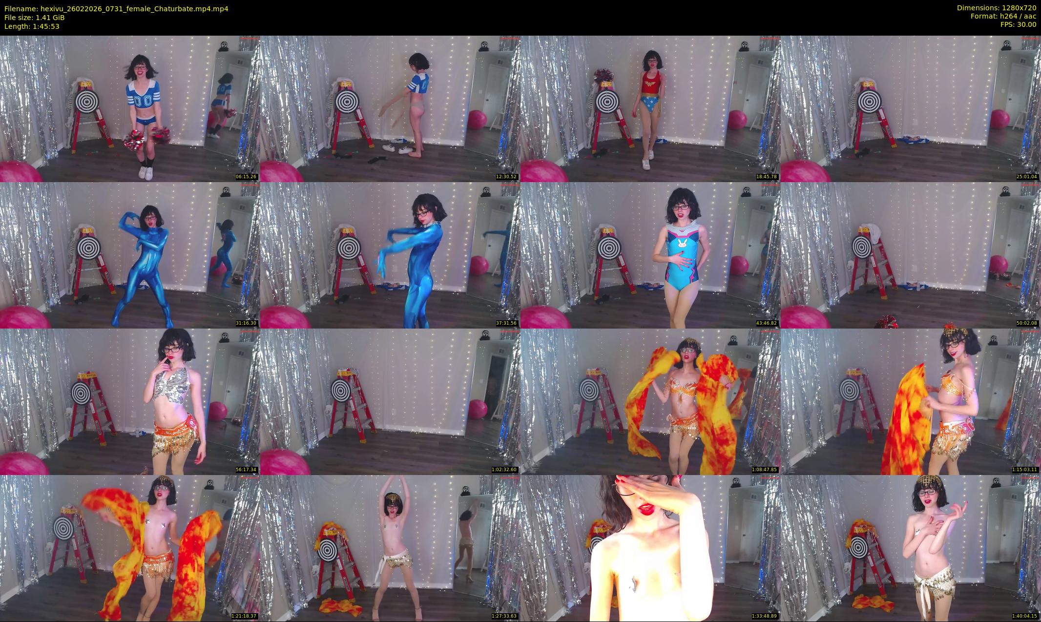 hexivu — 106 minute Chaturbate female cam show recording, 720p, Feb 26, 2026