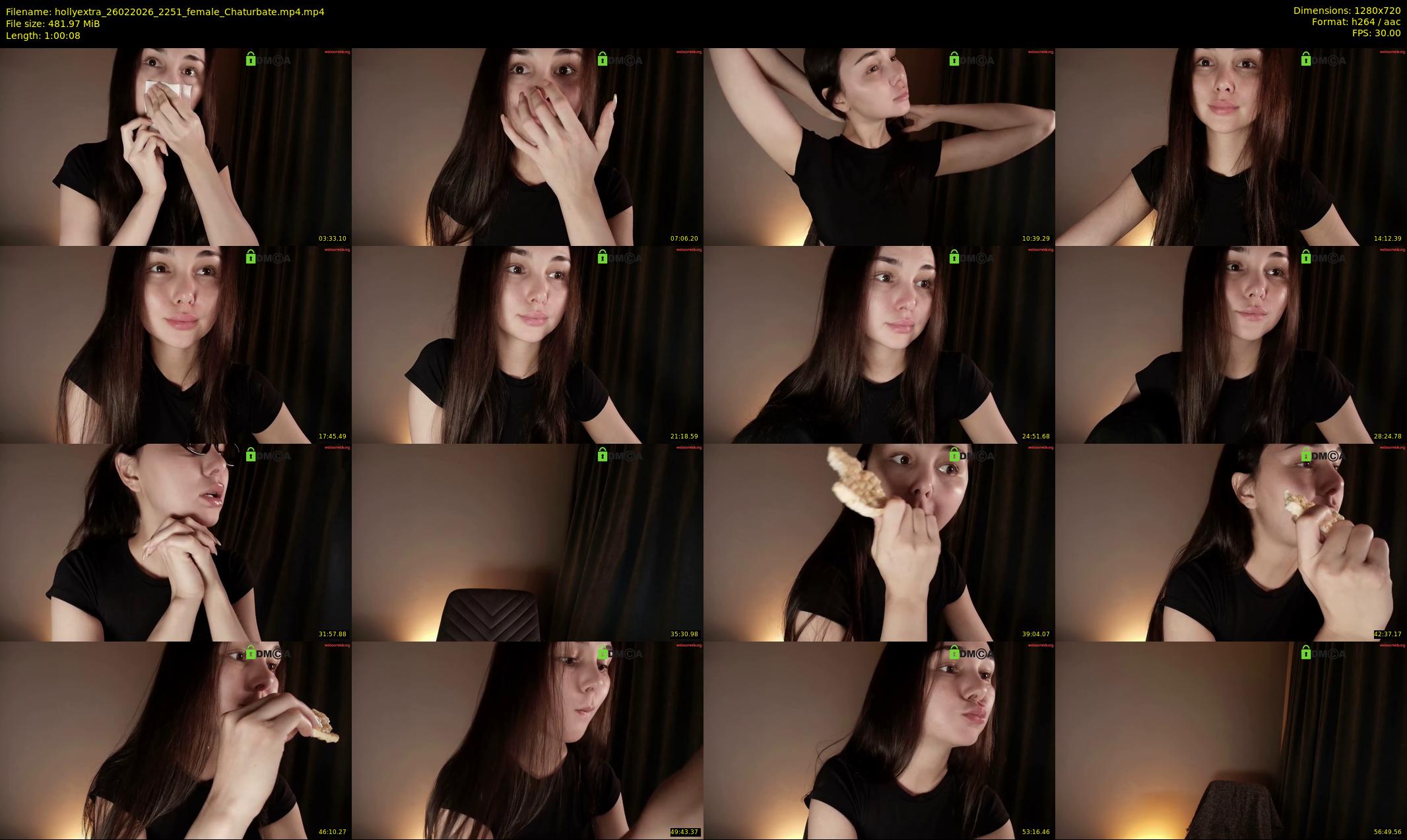 hollyextra — 61 minute Chaturbate female cam show recording, 720p, Feb 26, 2026