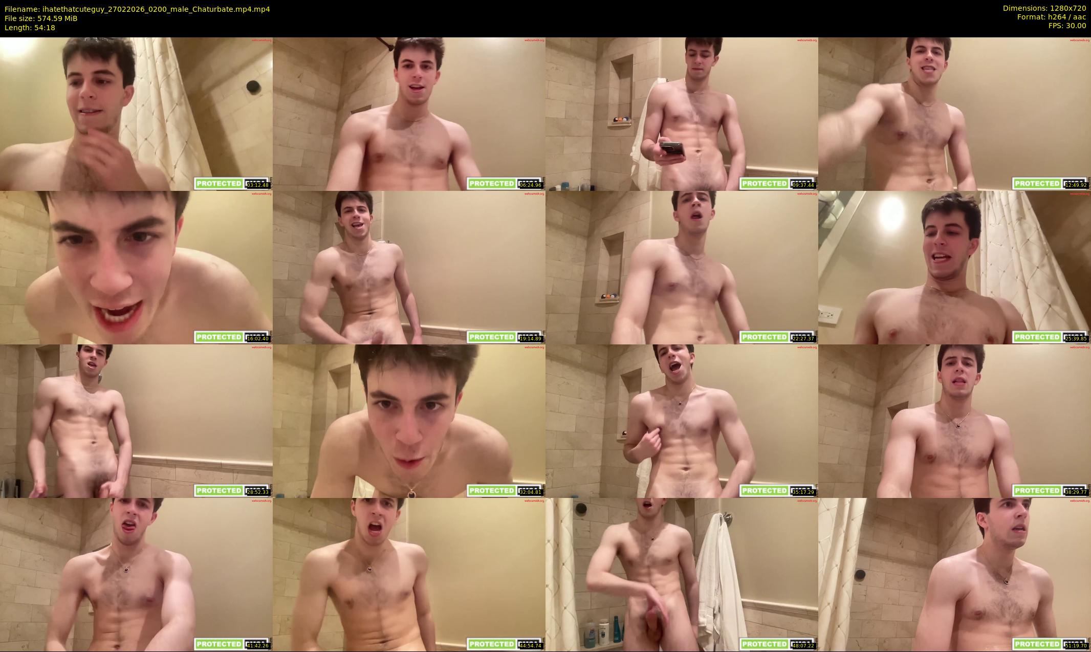 ihatethatcuteguy — 55 minute Chaturbate male cam show recording, 720p, Feb 27, 2026