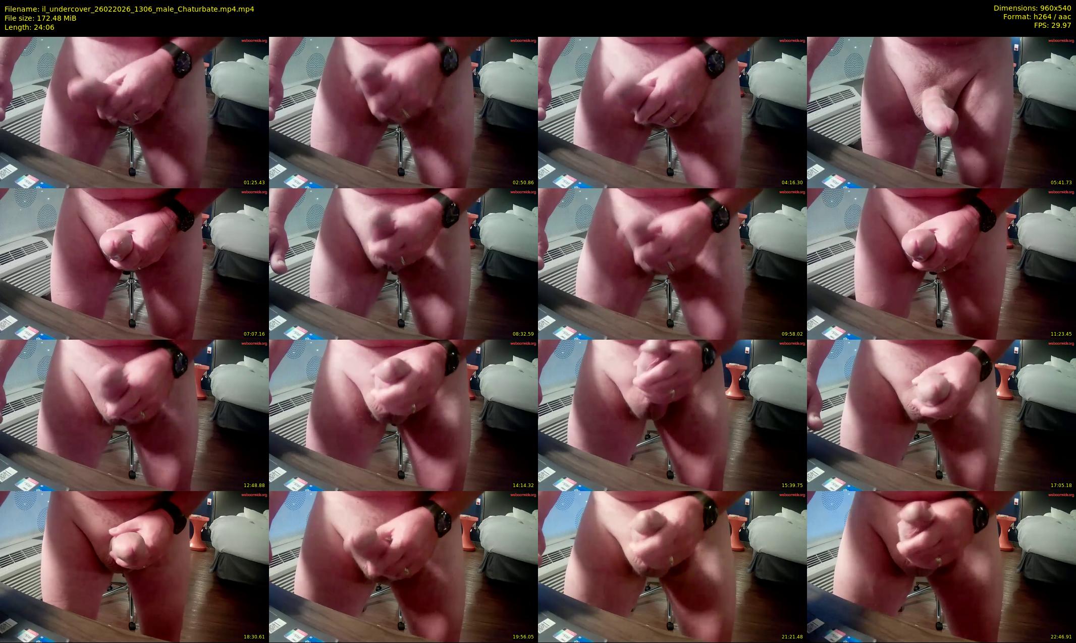 il_undercover — 25 minute Chaturbate male cam show recording, 480p, Feb 26, 2026