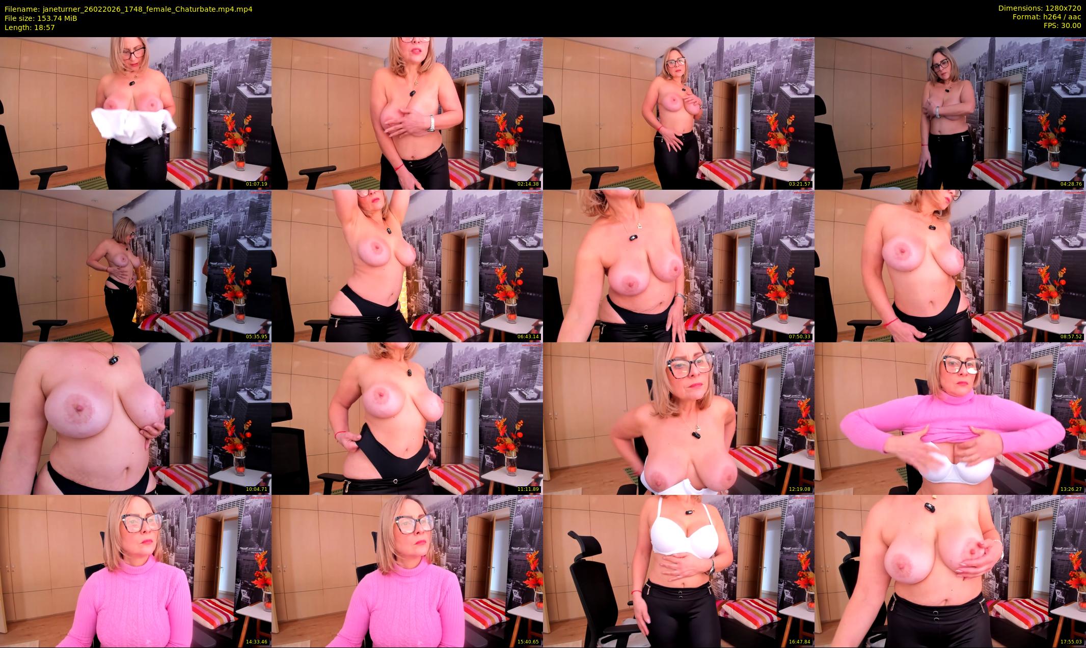 janeturner — 19 minute Chaturbate female cam show recording, 720p, Feb 26, 2026