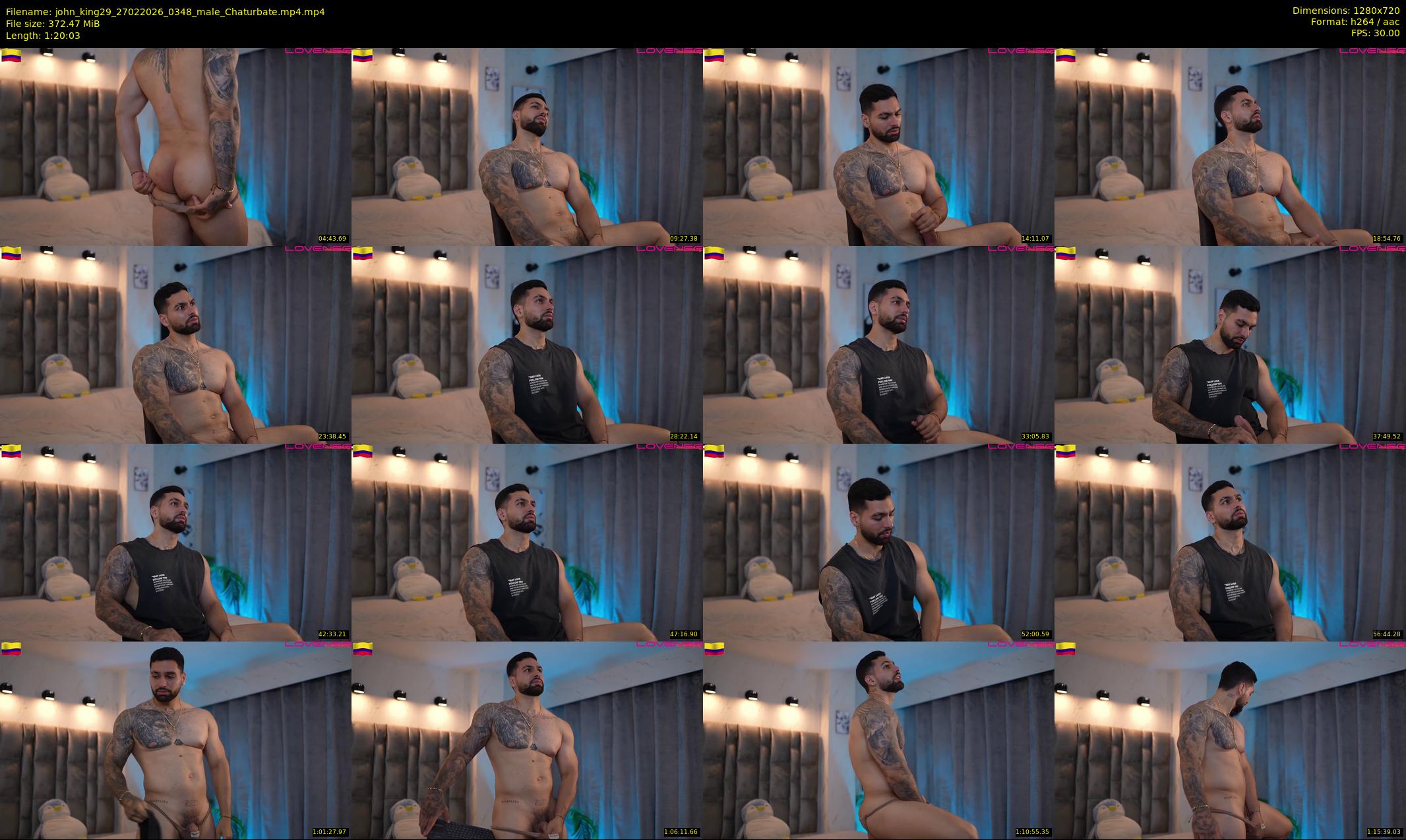 john_king29 — 81 minute Chaturbate male cam show recording, 720p, Feb 27, 2026
