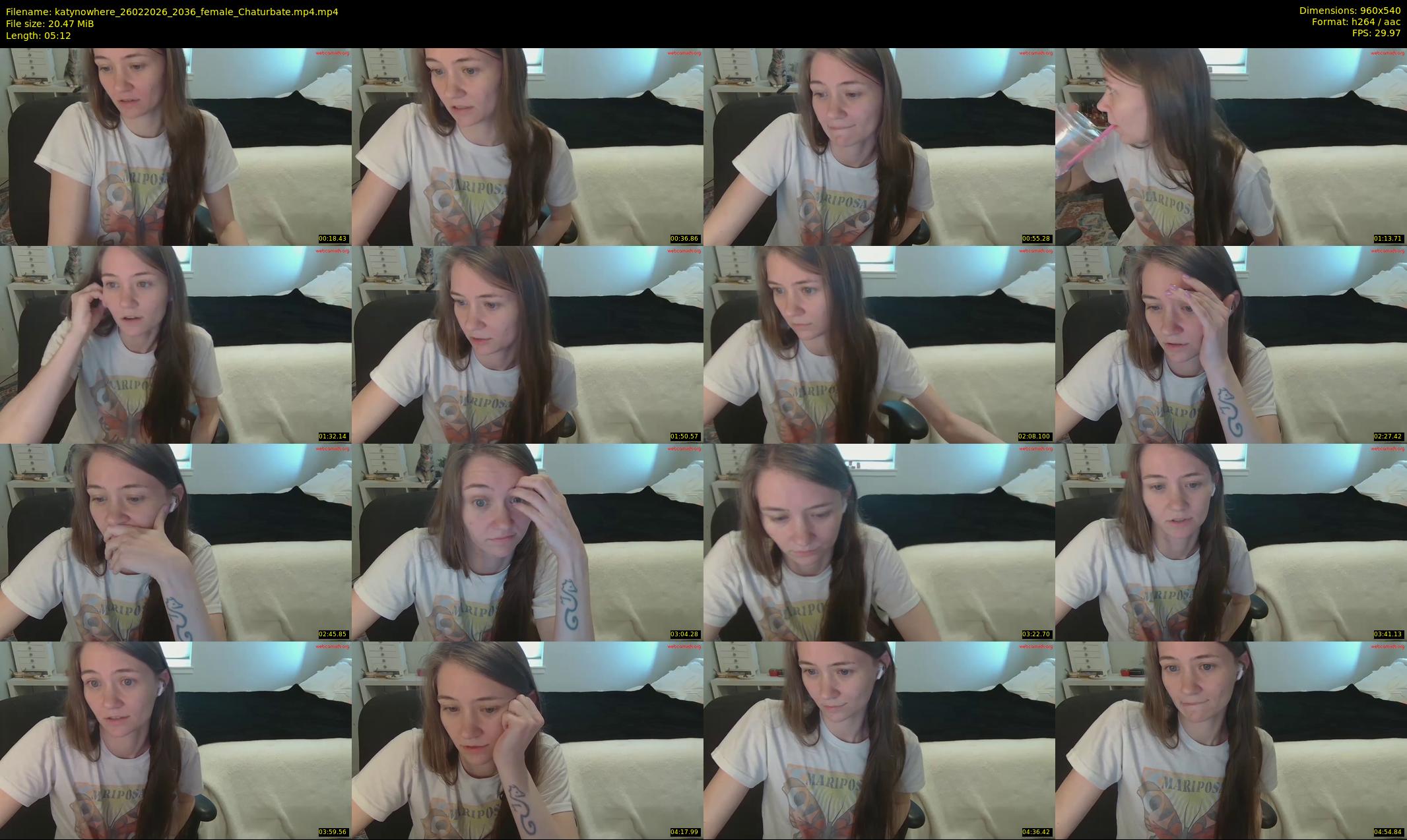 katynowhere — 6 minute Chaturbate female cam show recording, 480p, Feb 26, 2026