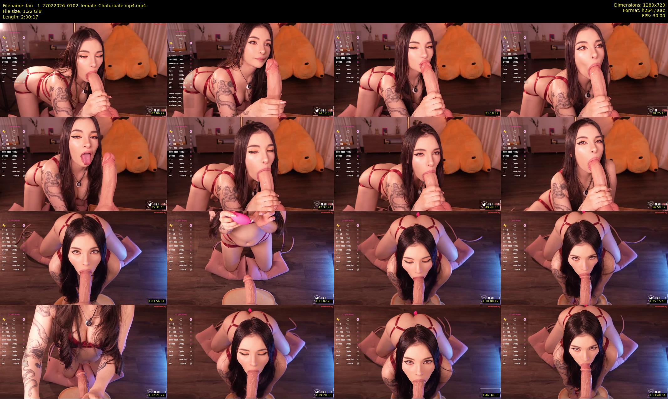 lau__1 — 121 minute Chaturbate female cam show recording, 720p, Feb 27, 2026