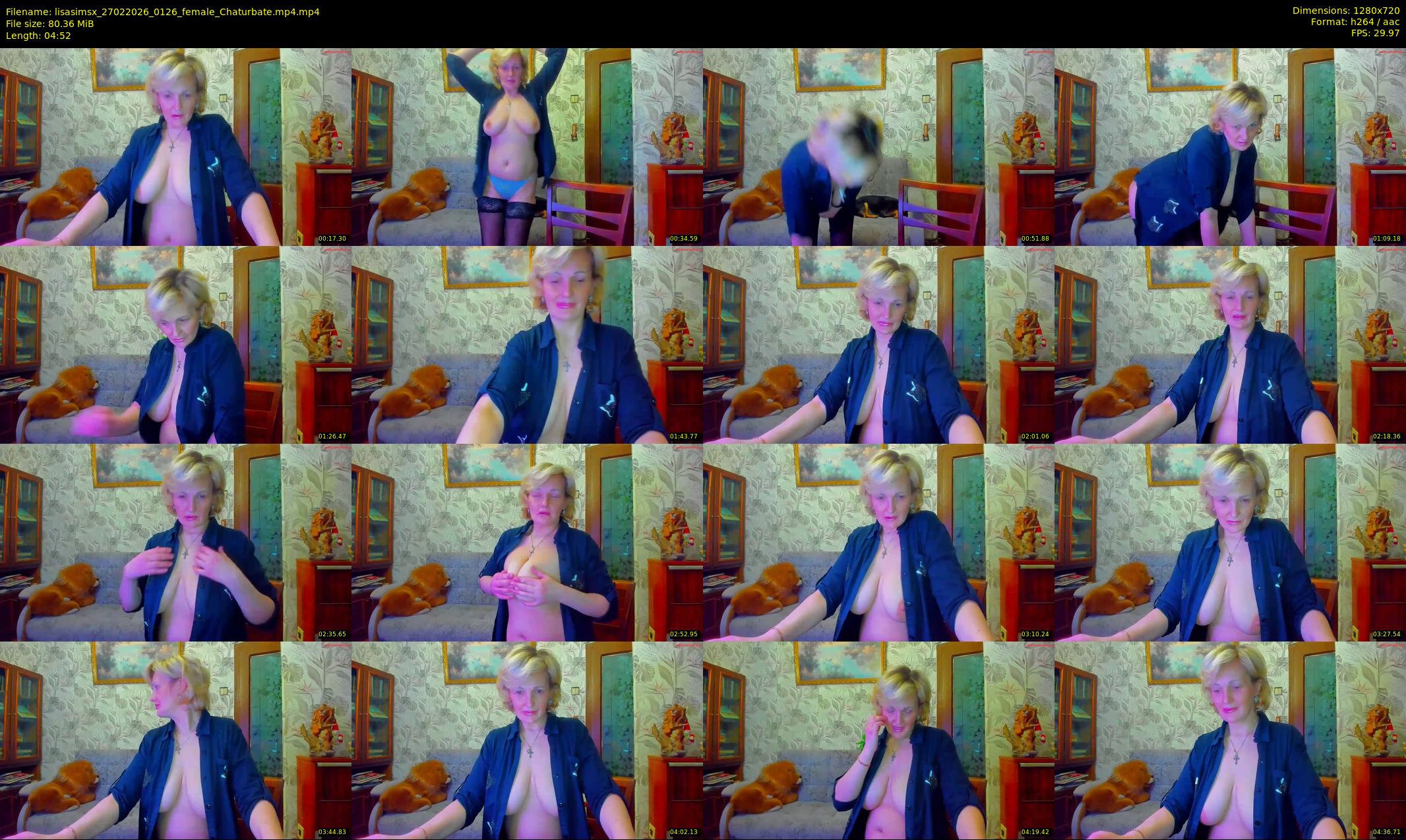 lisasimsx — 5 minute Chaturbate female cam show recording, 720p, Feb 27, 2026