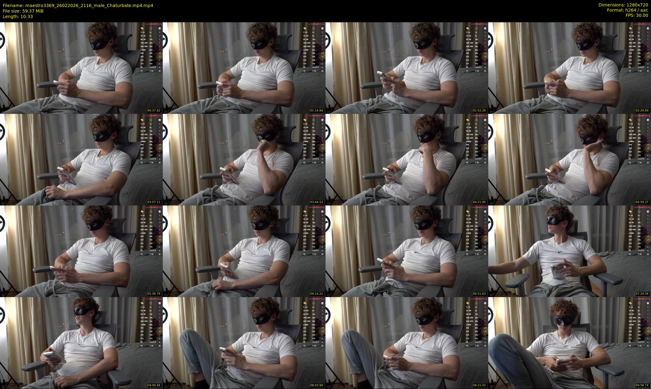 maestro3369 — 11 minute Chaturbate male cam show recording, 720p, Feb 26, 2026