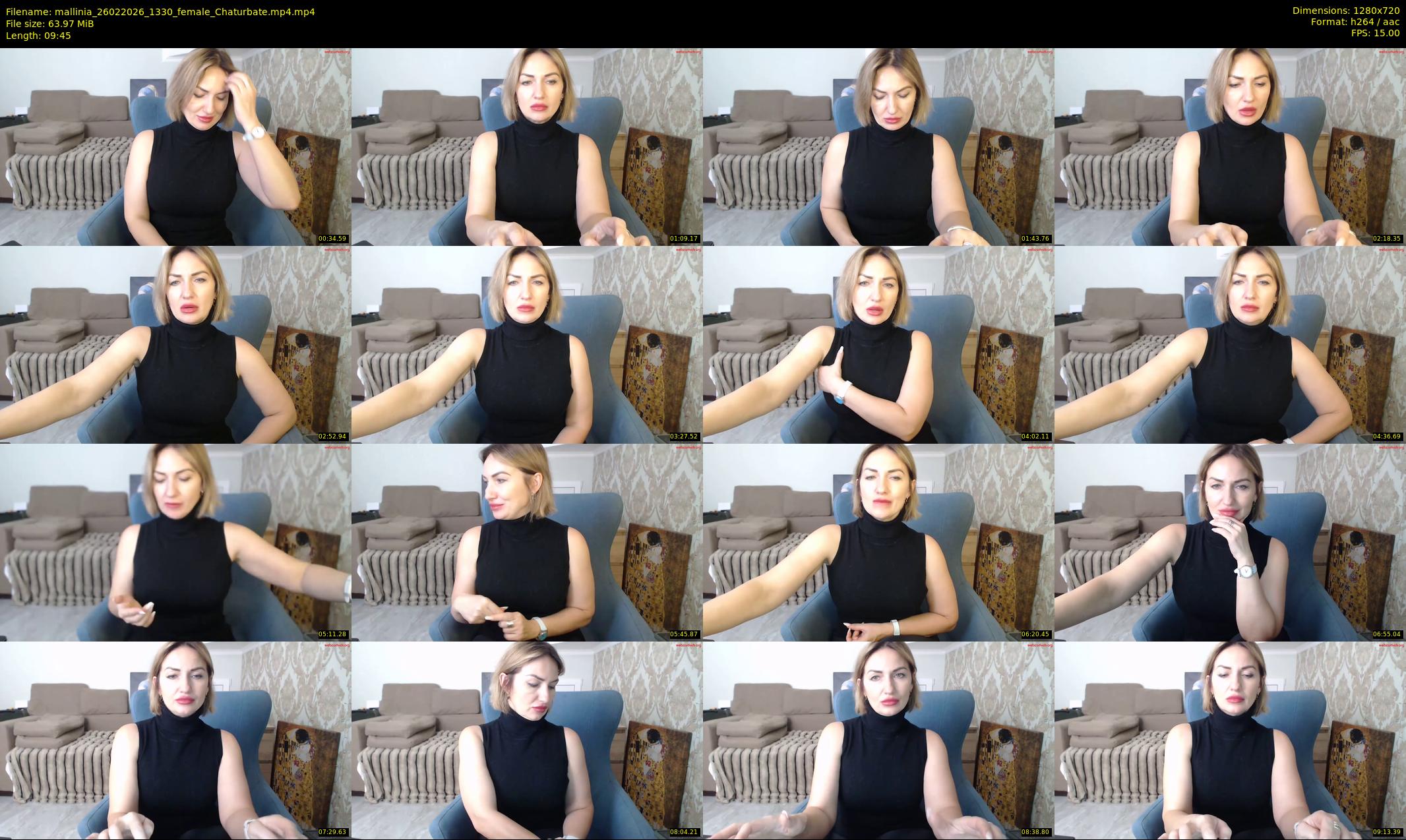 mallinia — 10 minute Chaturbate female cam show recording, 720p, Feb 26, 2026