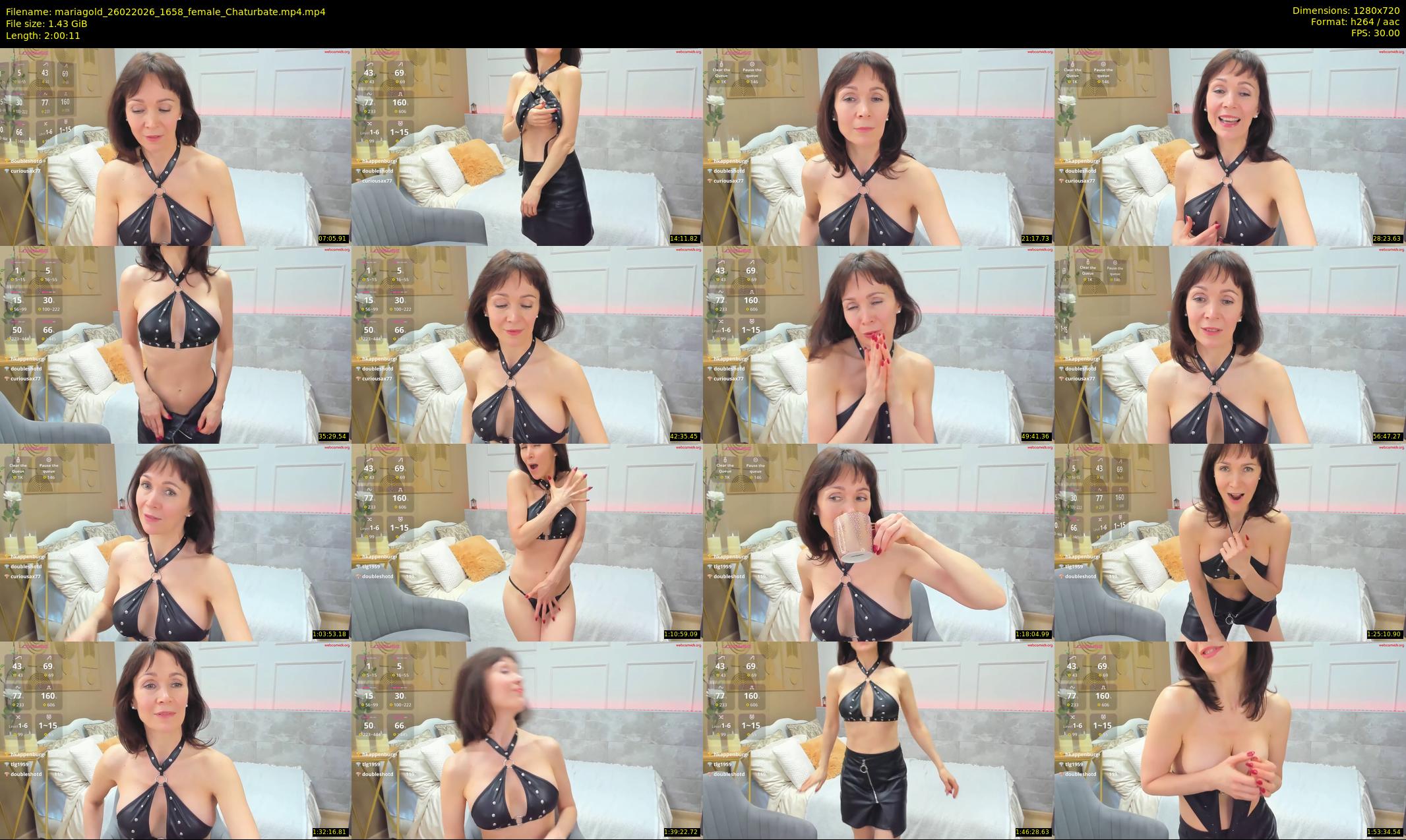 mariagold — 121 minute Chaturbate female cam show recording, 720p, Feb 26, 2026