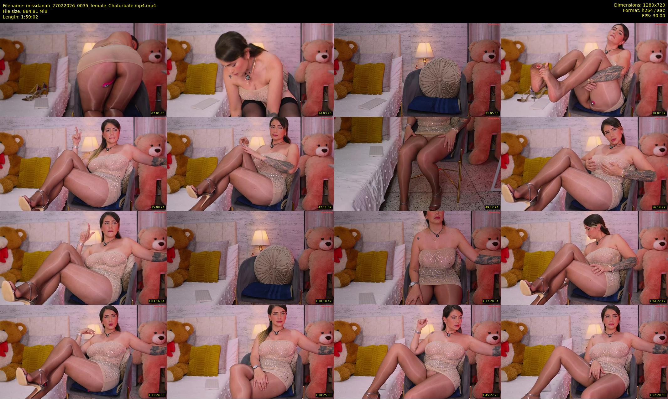 missdanah — 120 minute Chaturbate female cam show recording, 720p, Feb 27, 2026