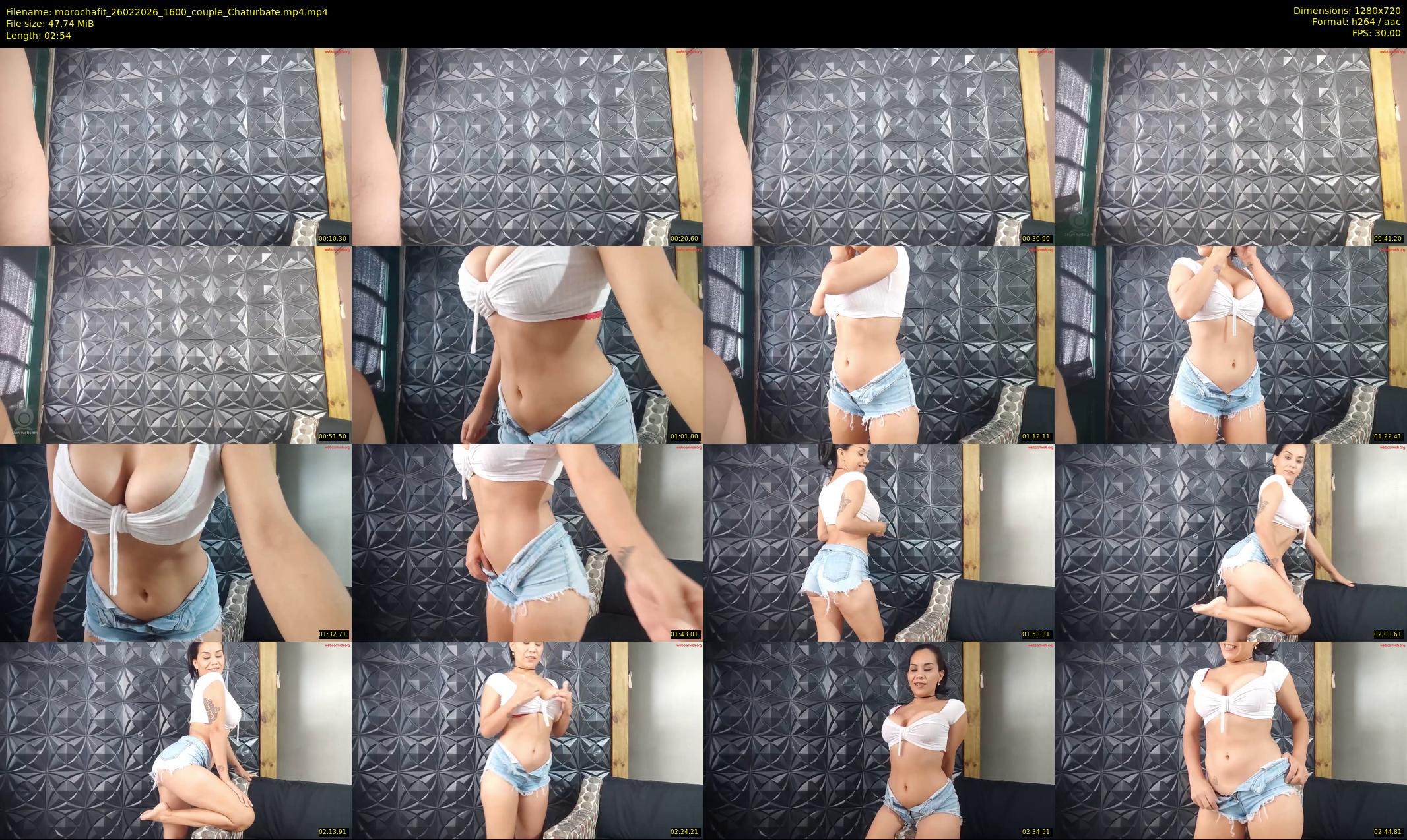 morochafit — 3 minute Chaturbate couple cam show recording, 720p, Feb 26, 2026
