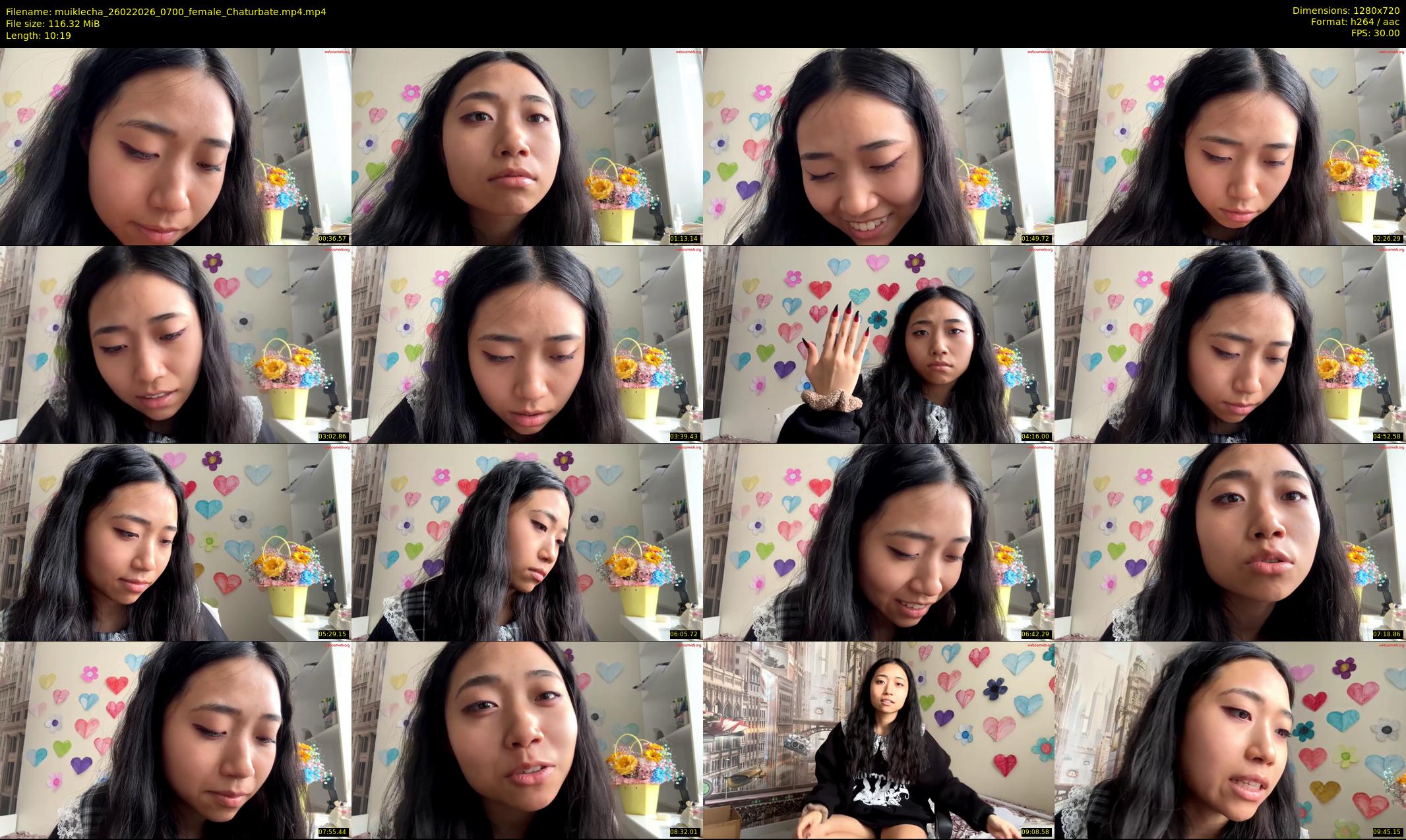 muiklecha — 11 minute Chaturbate female cam show recording, 720p, Feb 26, 2026