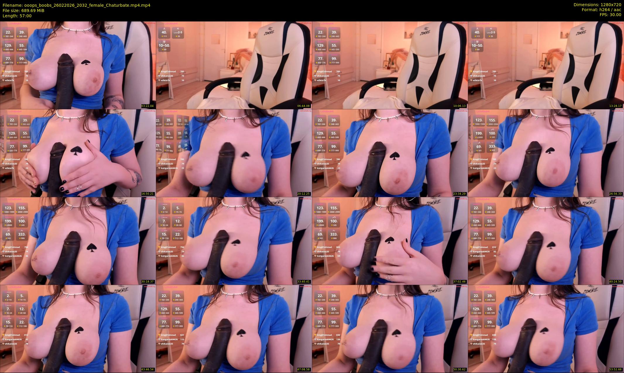 ooops_boobs — 57 minute Chaturbate female cam show recording, 720p, Feb 26, 2026