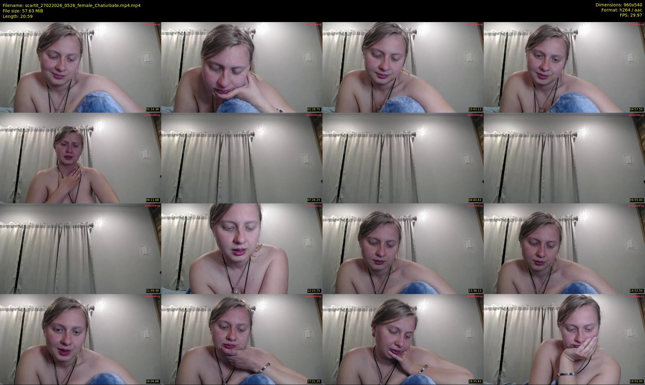 scartit — 21 minute Chaturbate female cam show recording, 480p, Feb 27, 2026