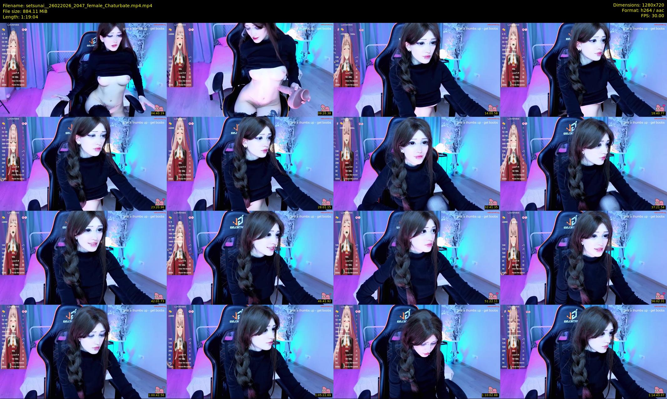 setsunai_ — 80 minute Chaturbate female cam show recording, 720p, Feb 26, 2026