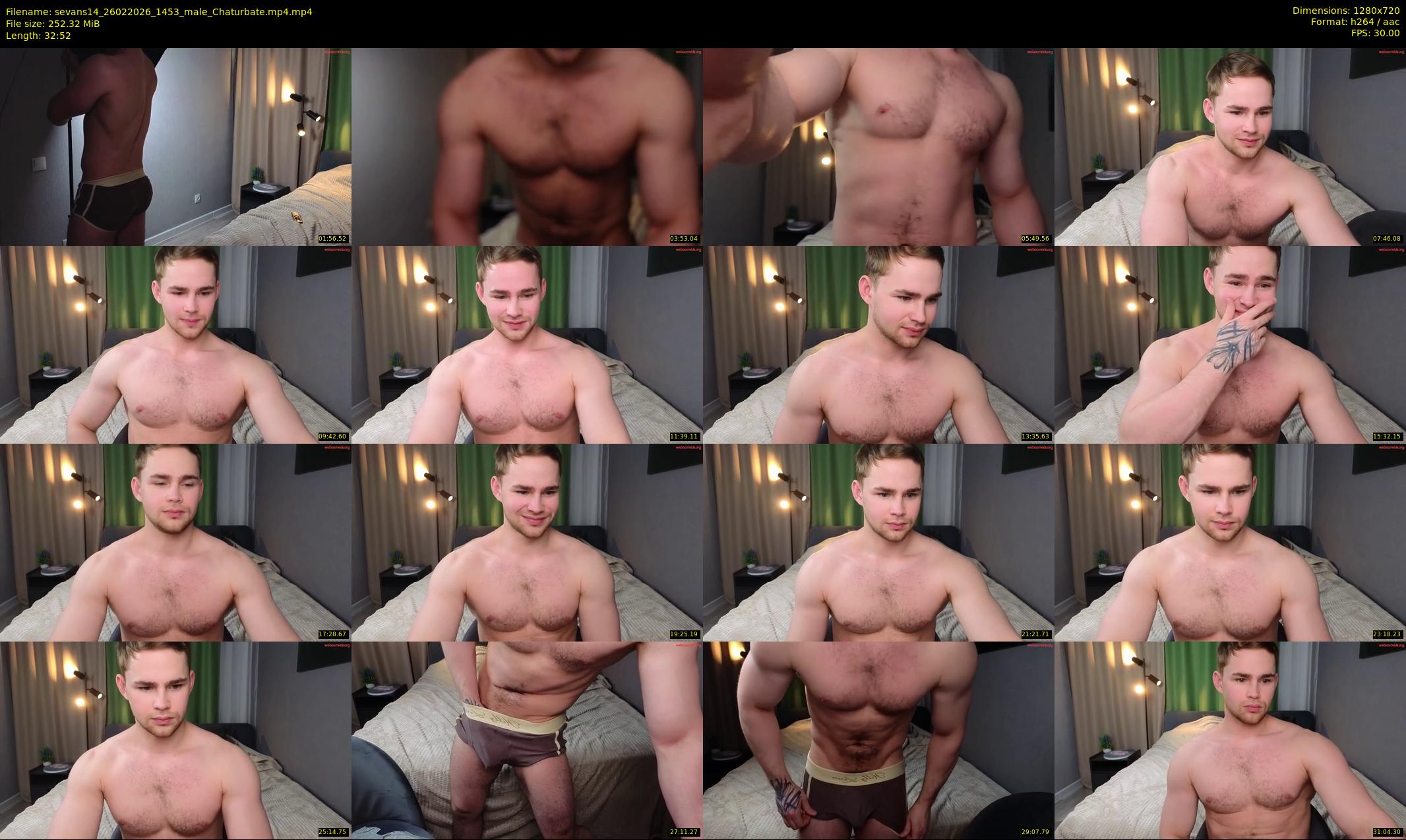 sevans14 — 33 minute Chaturbate male cam show recording, 720p, Feb 26, 2026
