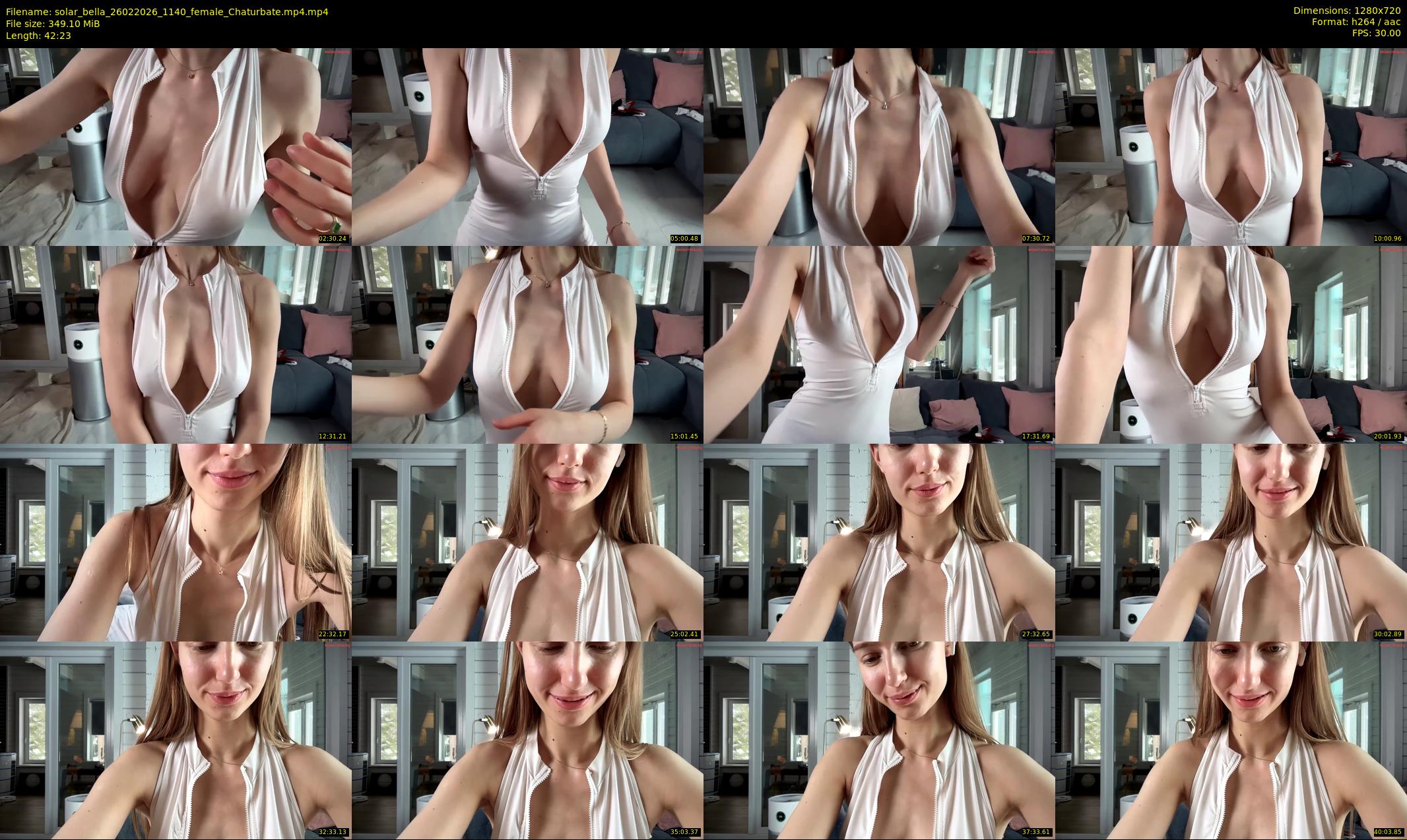 solar_bella — 43 minute Chaturbate female cam show recording, 720p, Feb 26, 2026