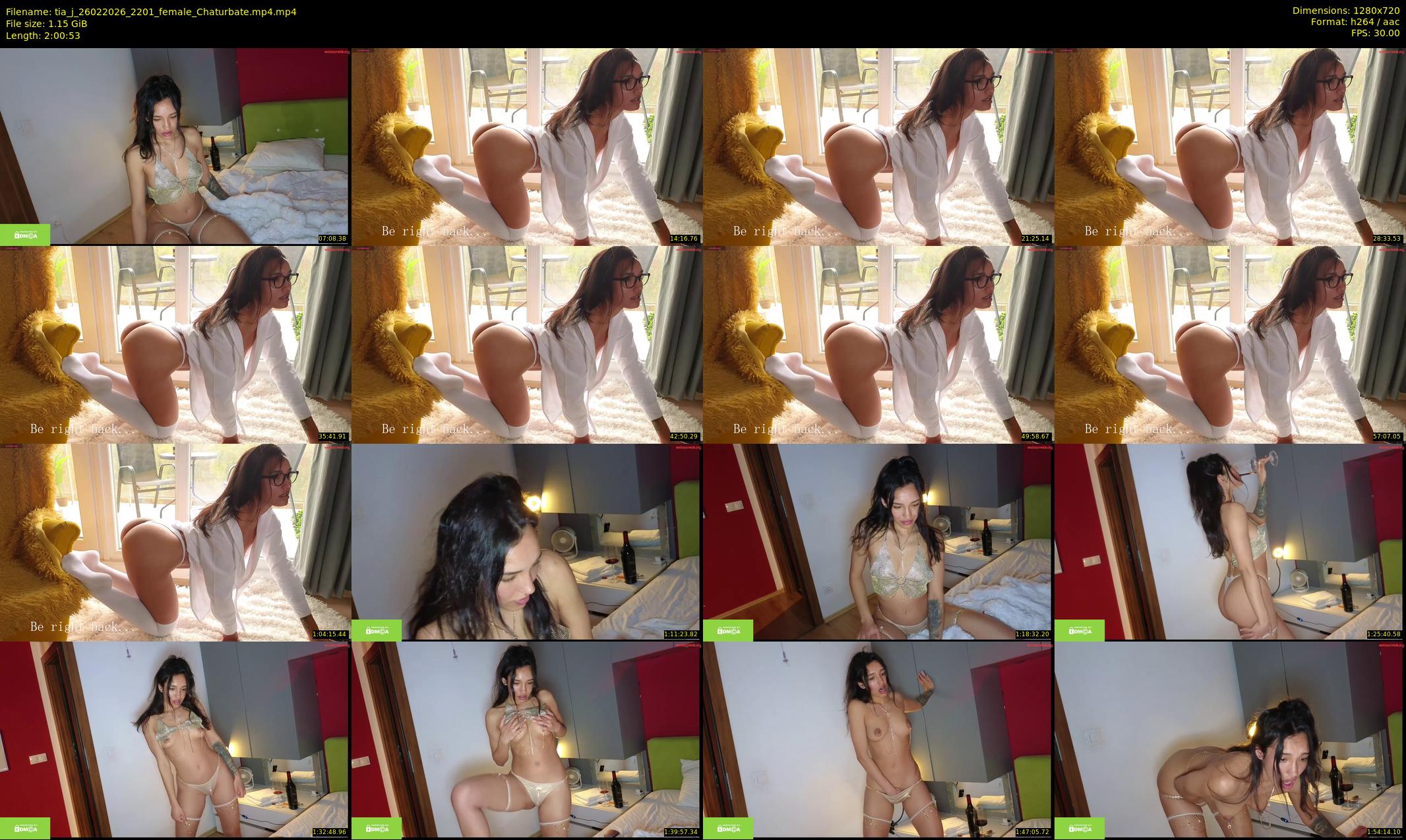 tia_j — 121 minute Chaturbate female cam show recording, 720p, Feb 26, 2026