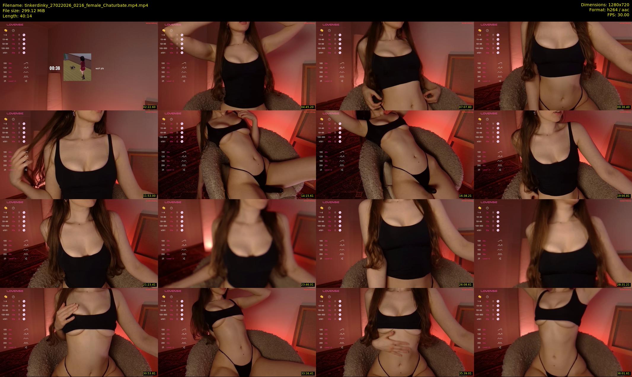tinkerdinky — 41 minute Chaturbate female cam show recording, 720p, Feb 27, 2026