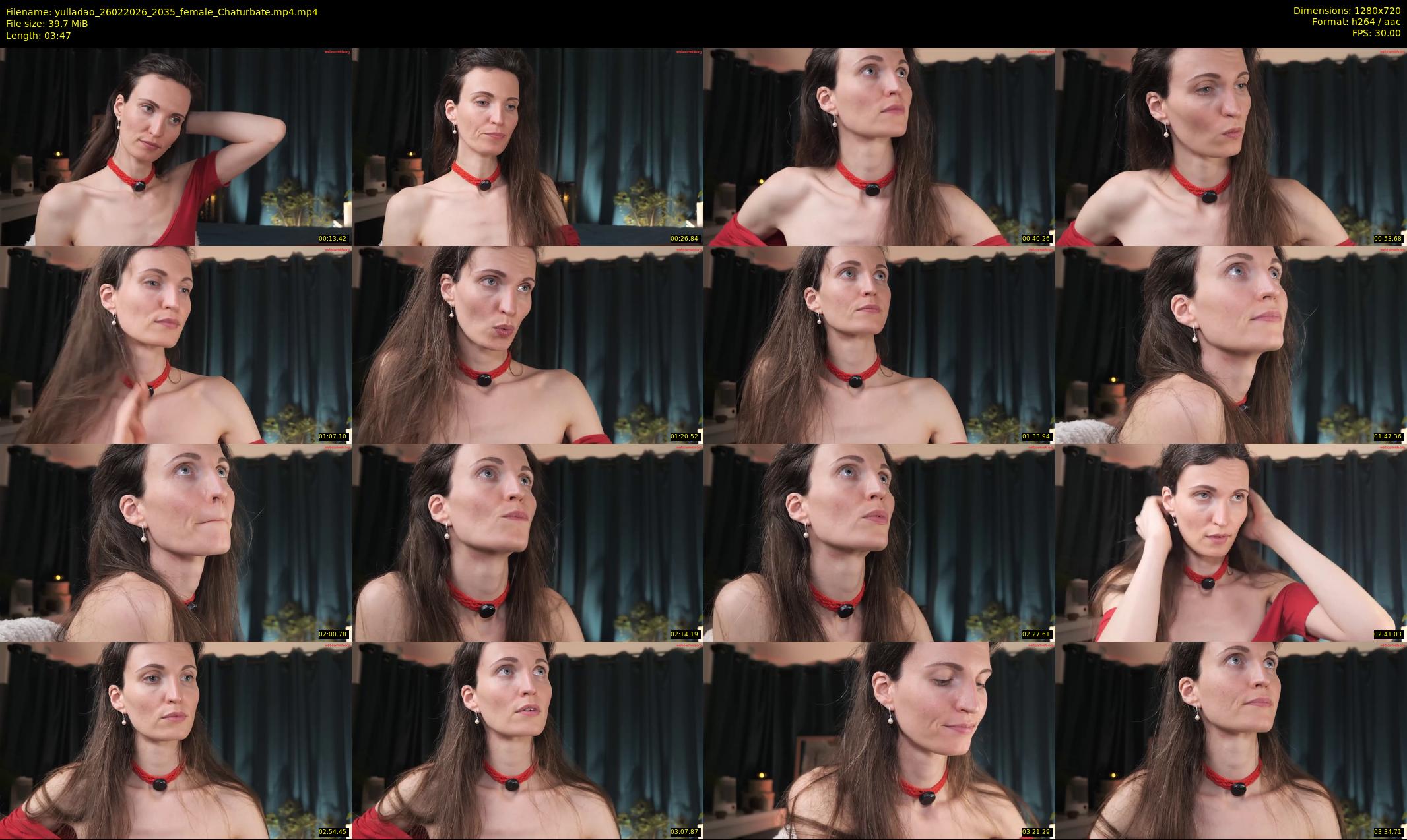 yulladao — 4 minute Chaturbate female cam show recording, 720p, Feb 26, 2026