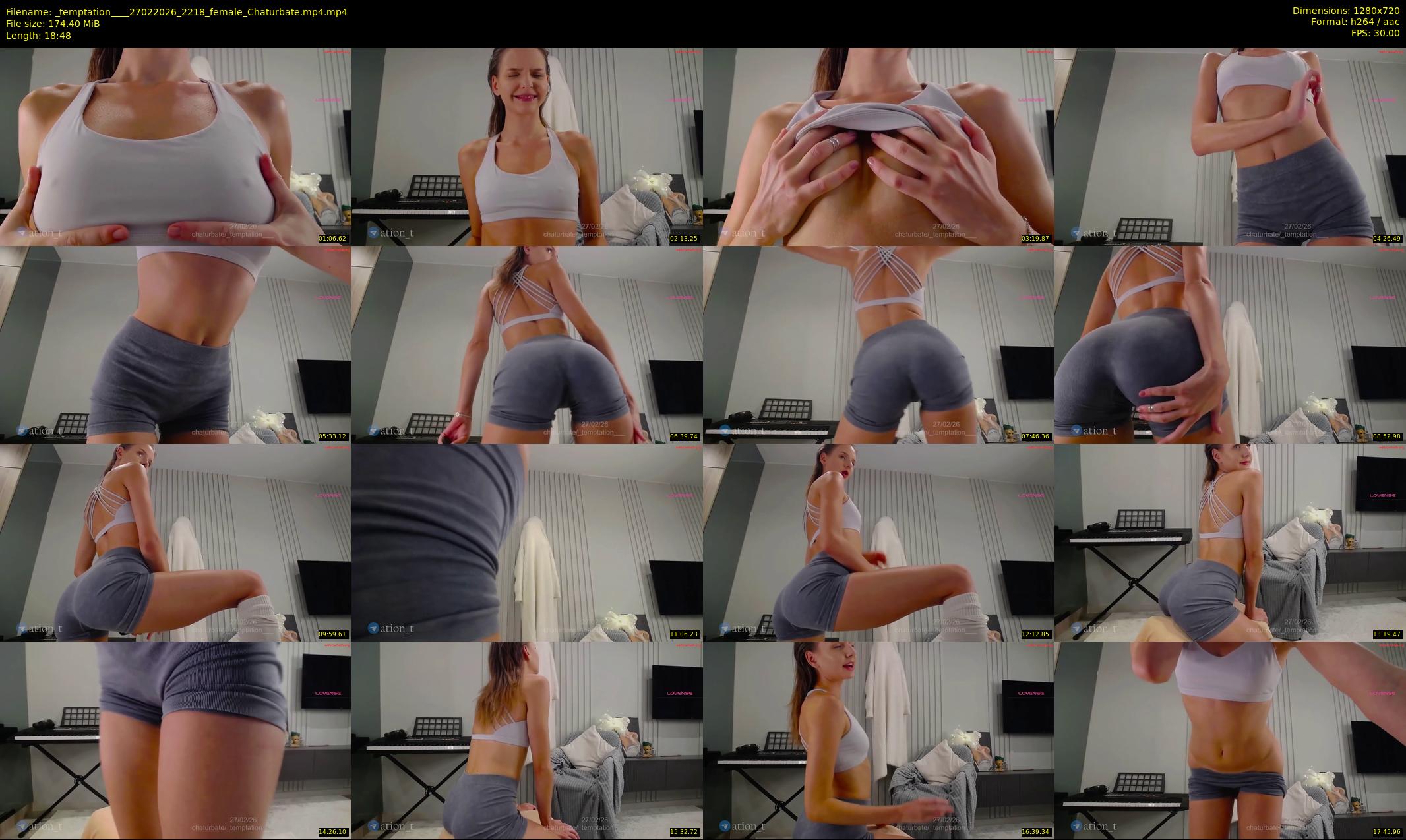 _temptation___ — 19 minute Chaturbate female cam show recording, 720p, Feb 27, 2026