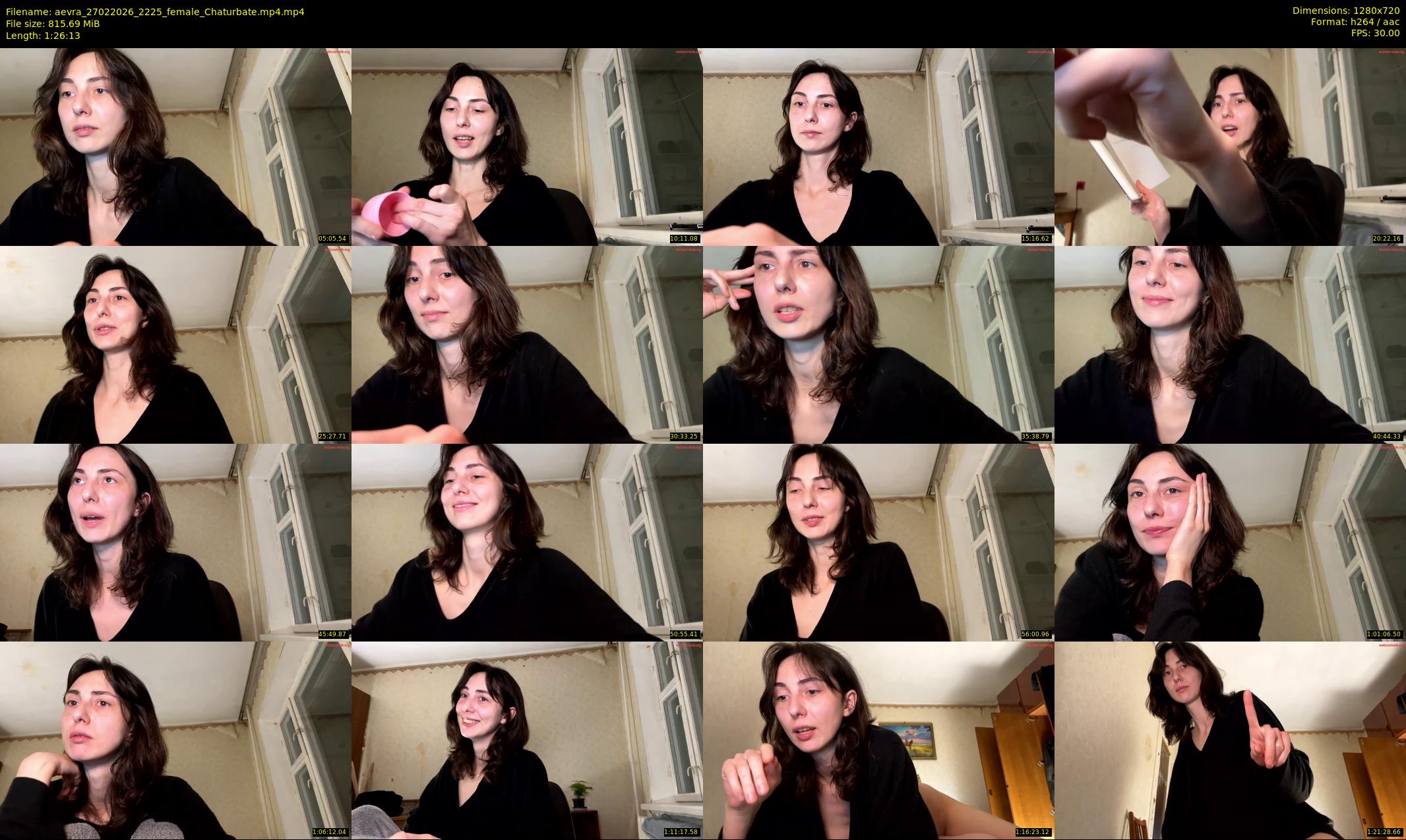 aevra — 87 minute Chaturbate female cam show recording, 720p, Feb 27, 2026