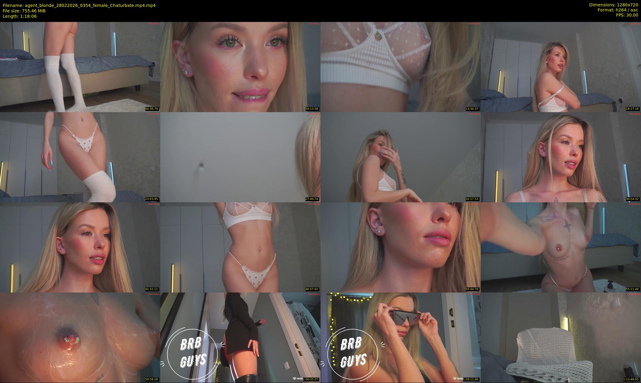 agent_blonde — 79 minute Chaturbate female cam show recording, 720p, Feb 28, 2026